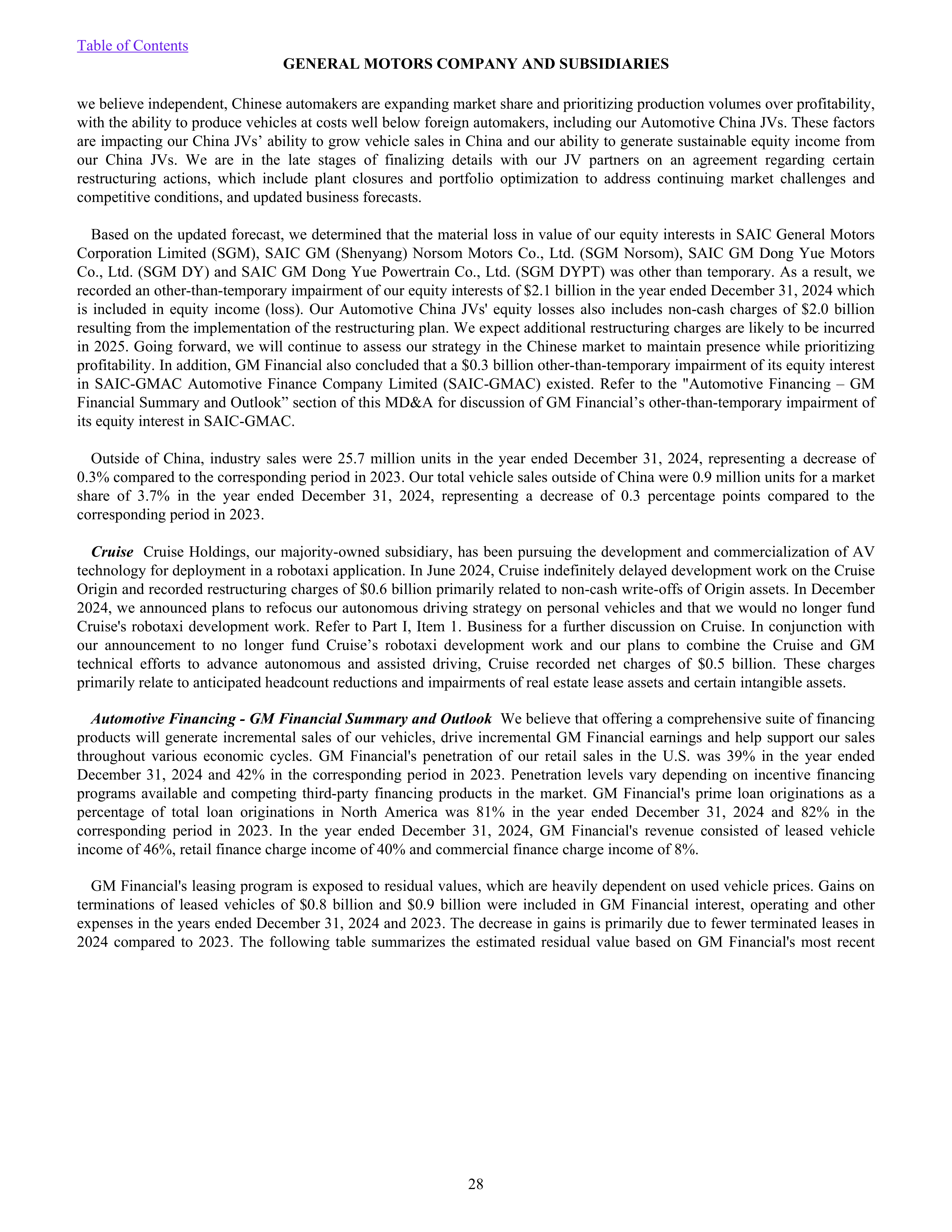 General Motors Annual Report — page 33
