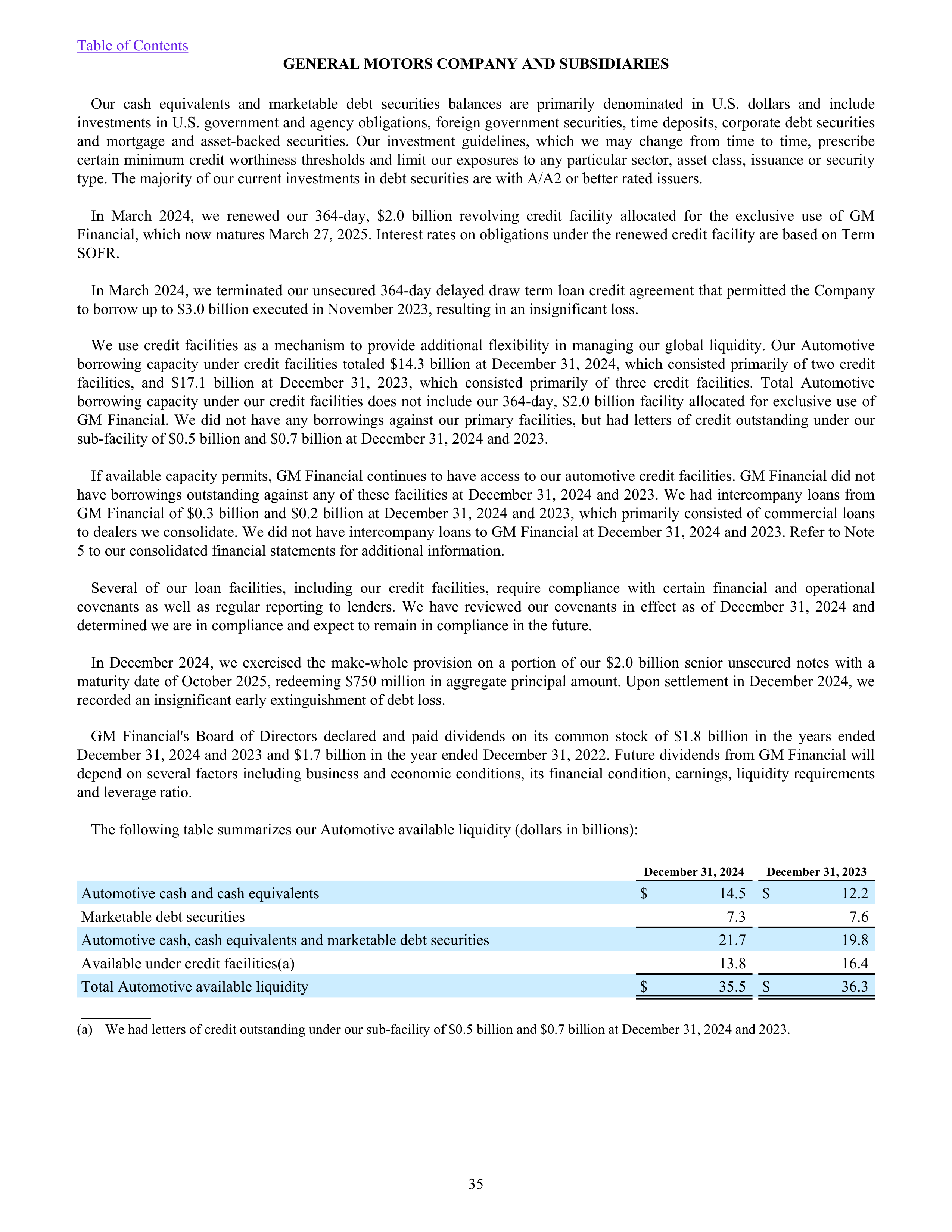 General Motors Annual Report — page 40