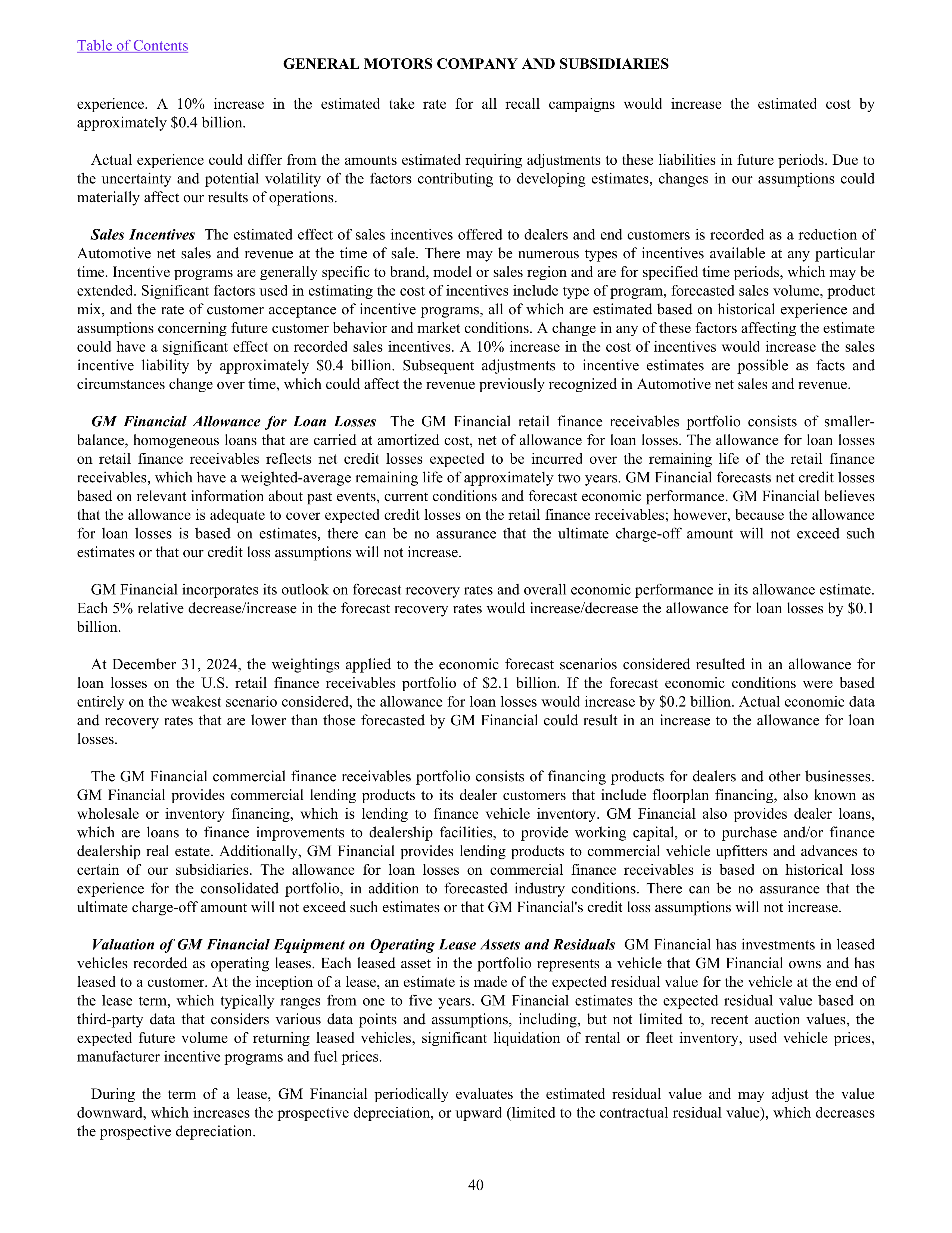 General Motors Annual Report — page 45