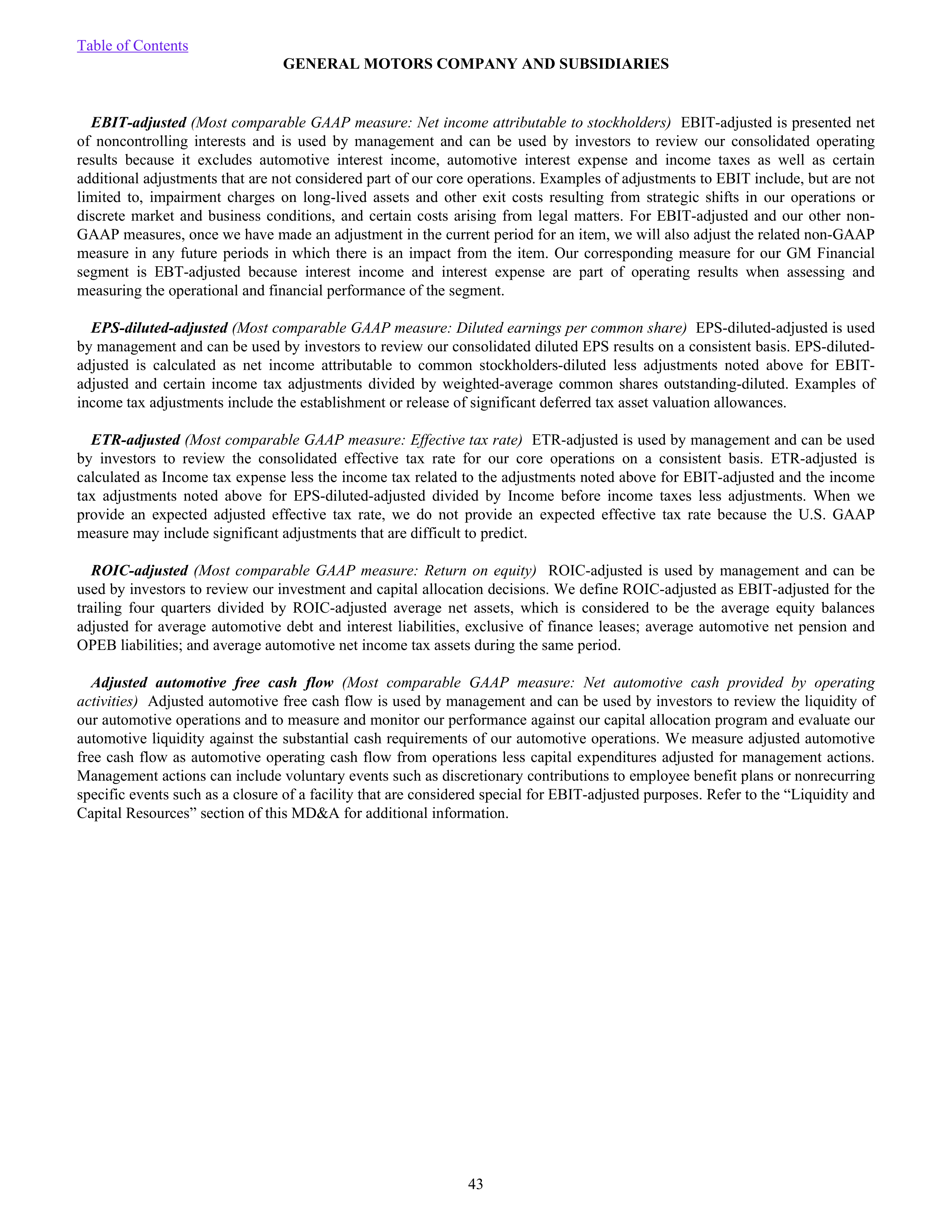 General Motors Annual Report — page 48