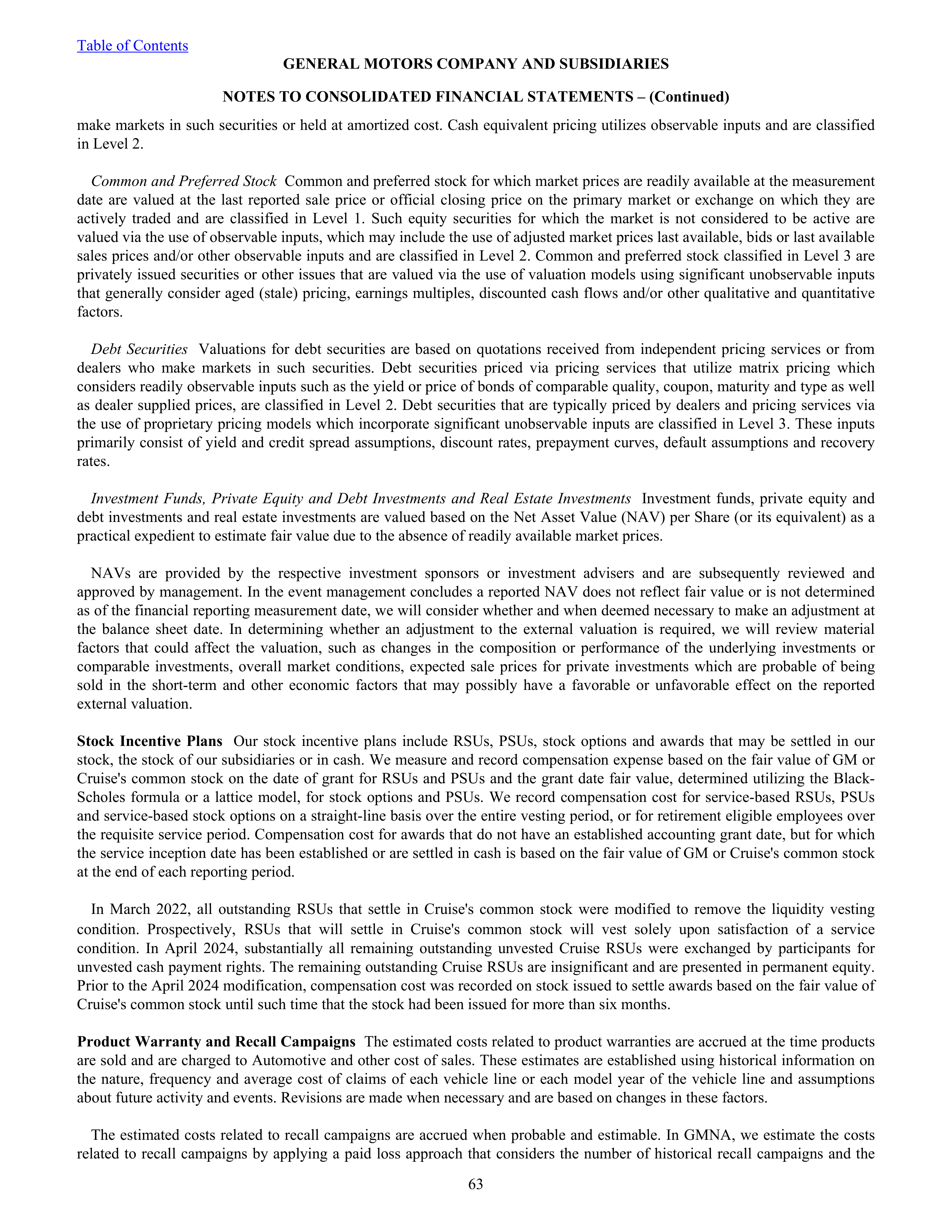General Motors Annual Report — page 68