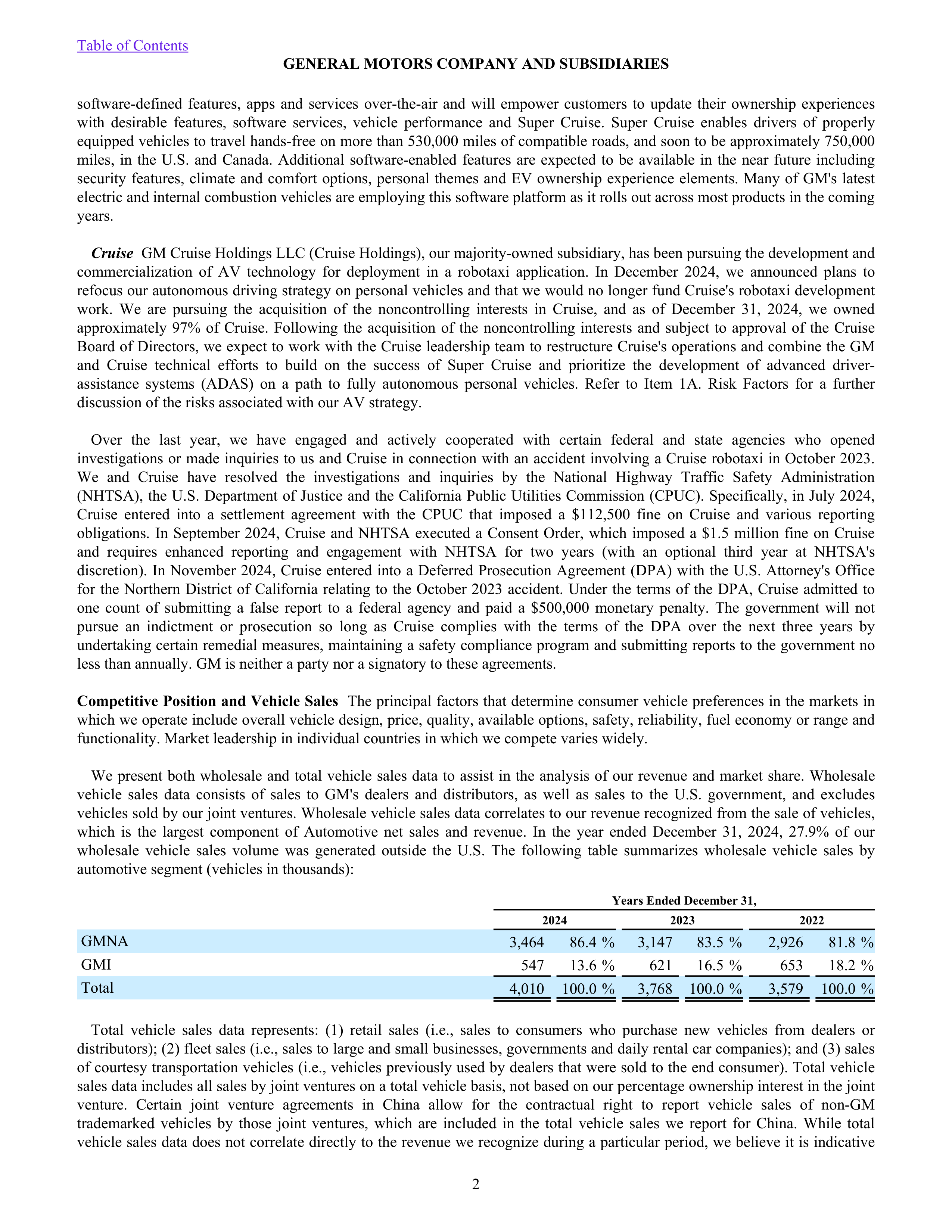 General Motors Annual Report — page 7