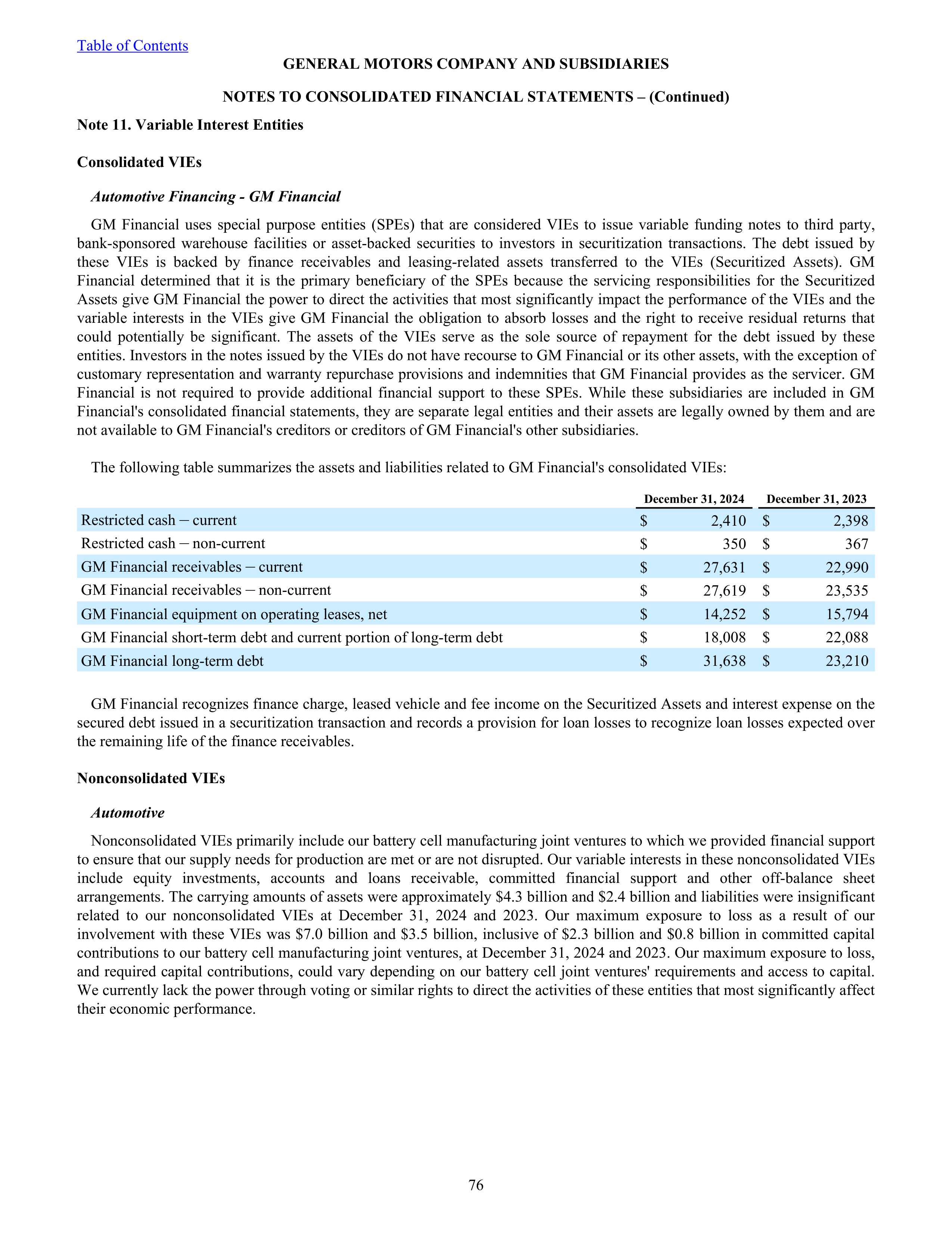 General Motors Annual Report — page 81