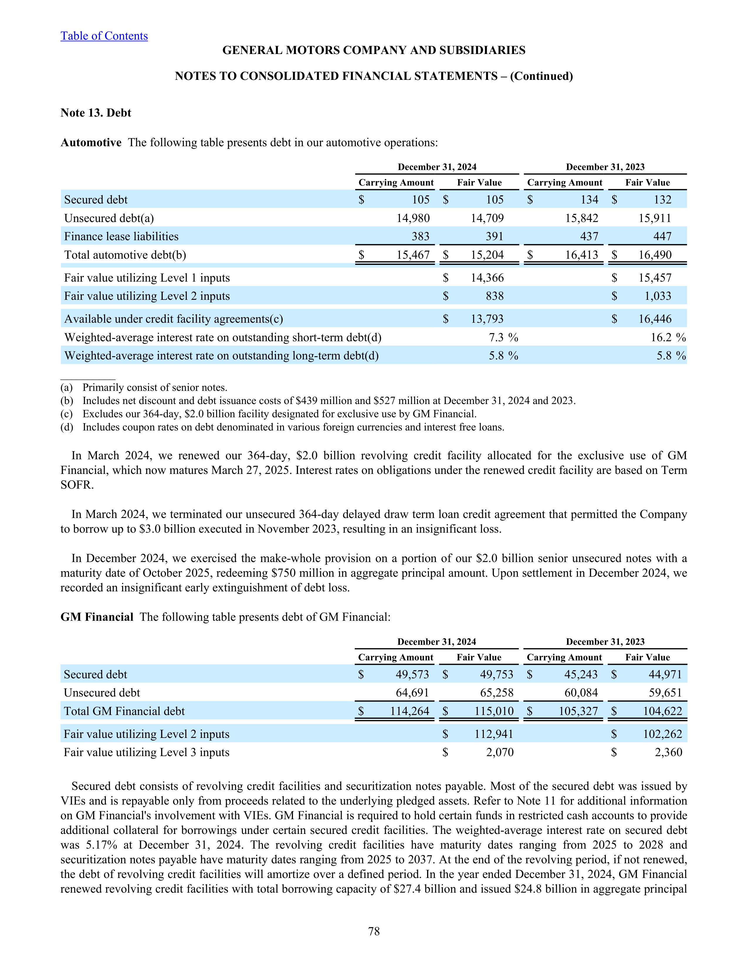 General Motors Annual Report — page 83