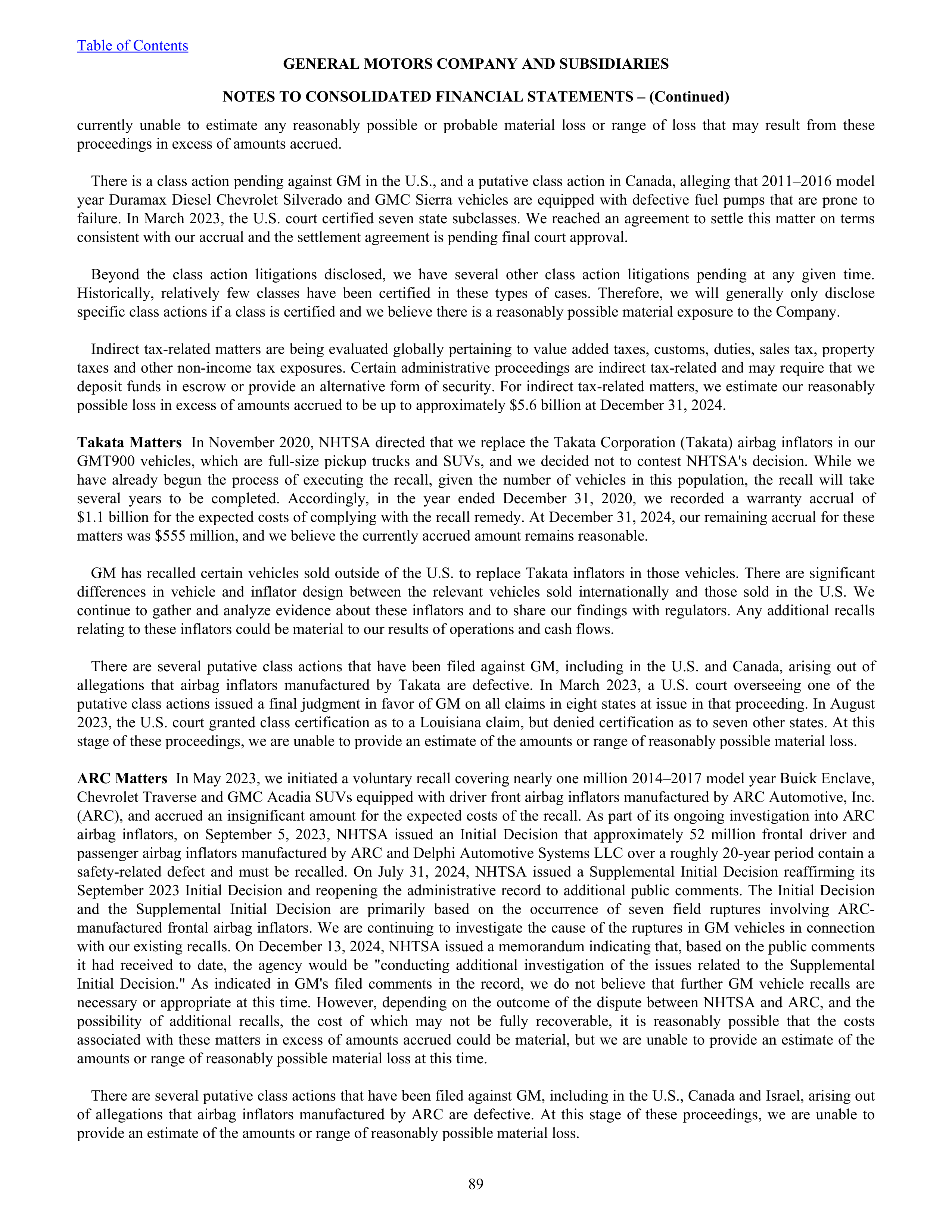 General Motors Annual Report — page 94