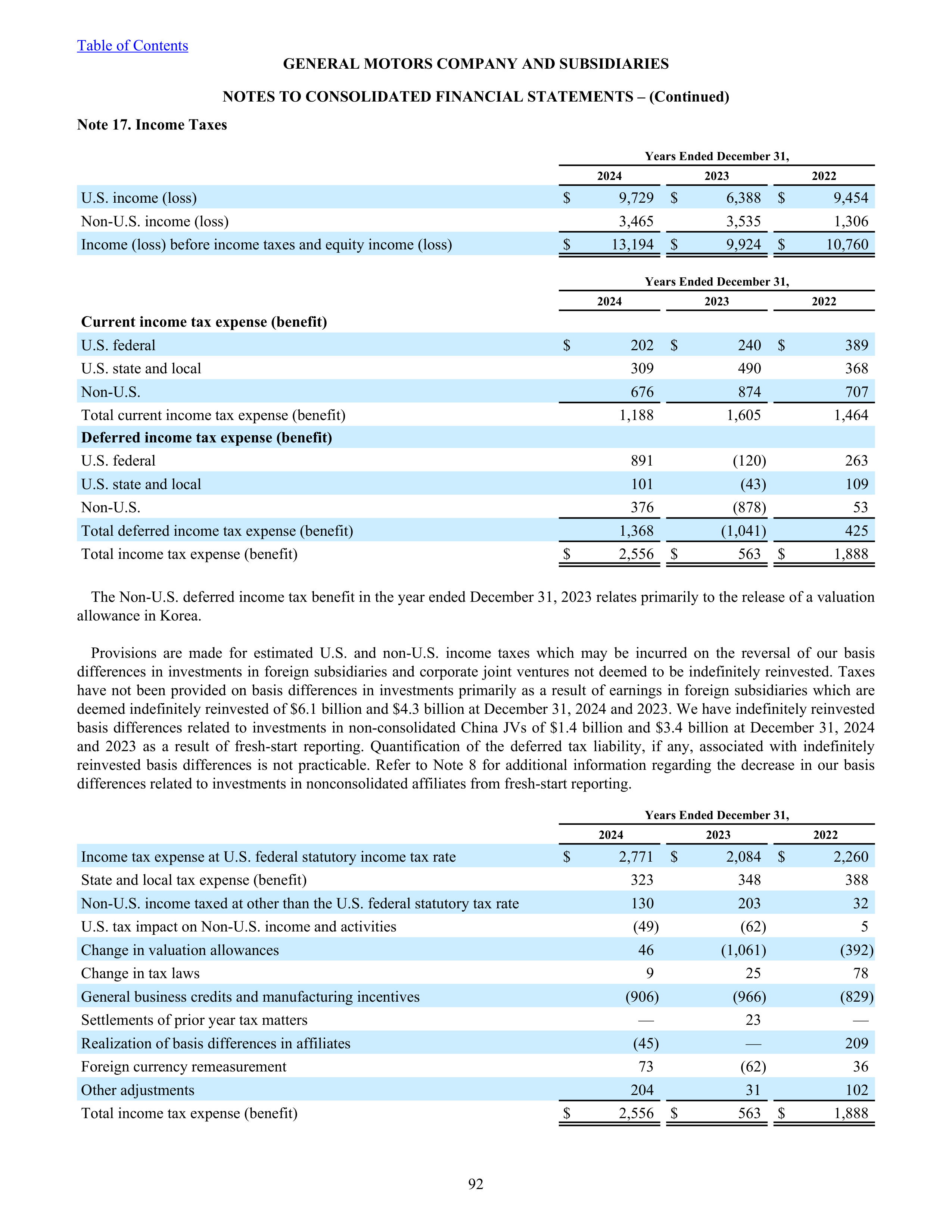 General Motors Annual Report — page 97