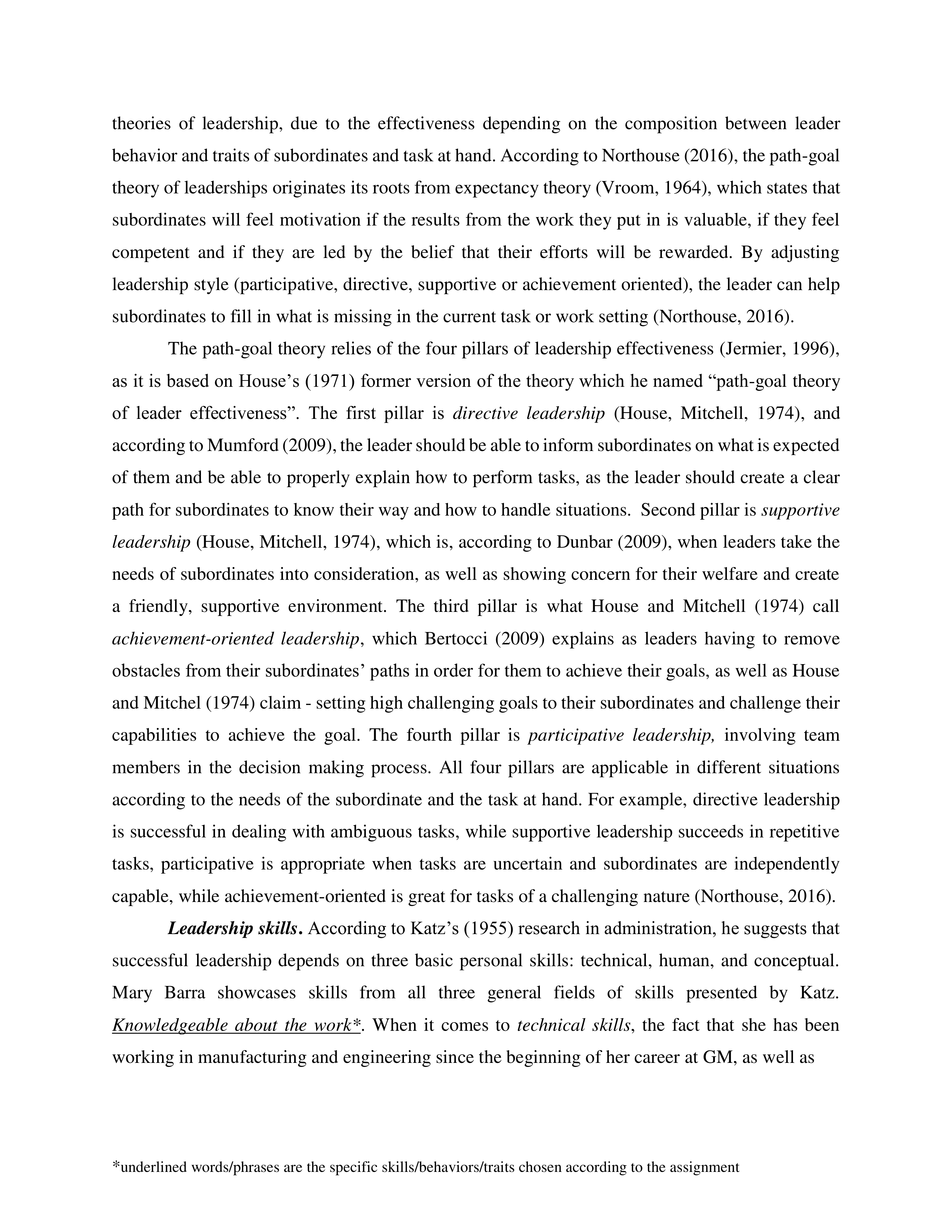 General Motors Leadership skills — page 3