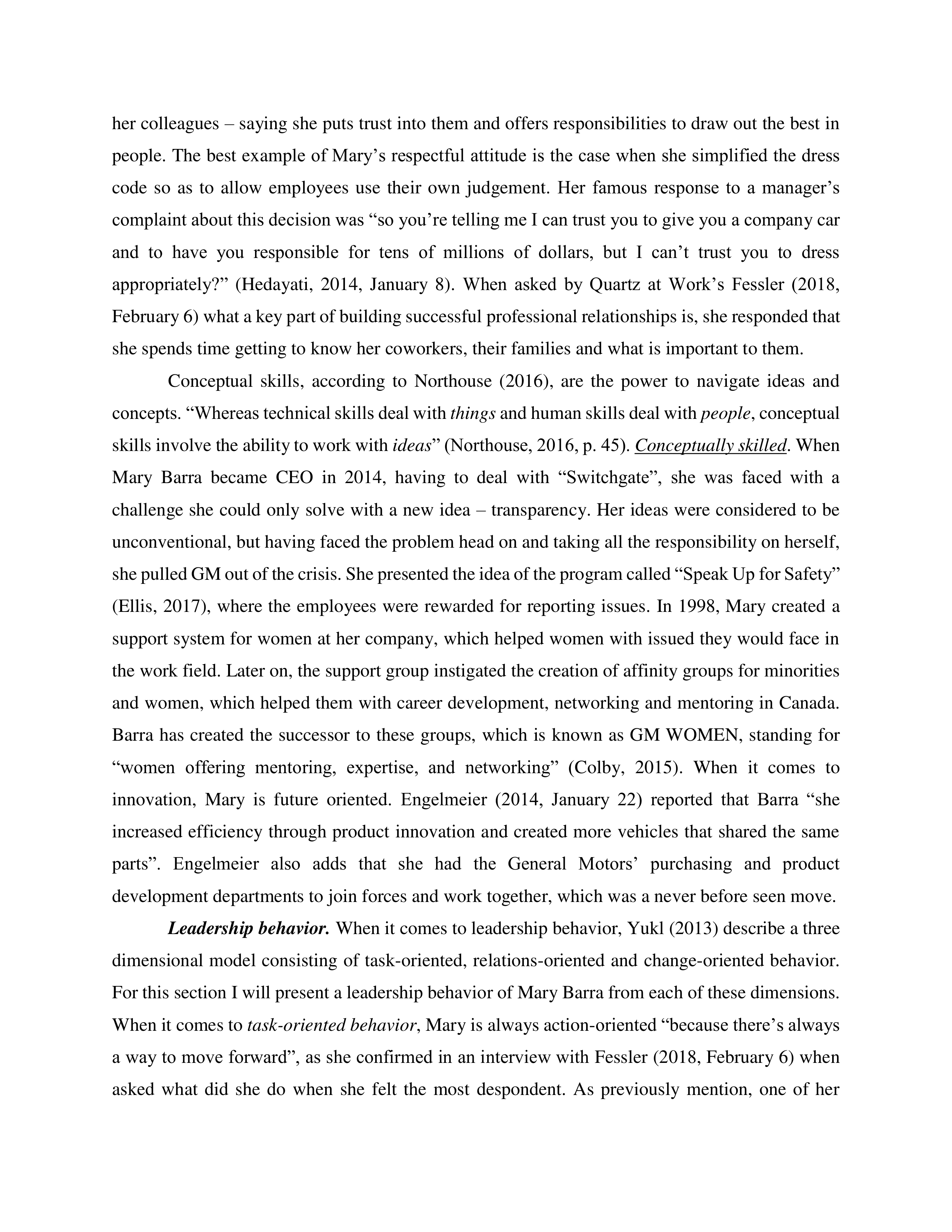 General Motors Leadership skills — page 5
