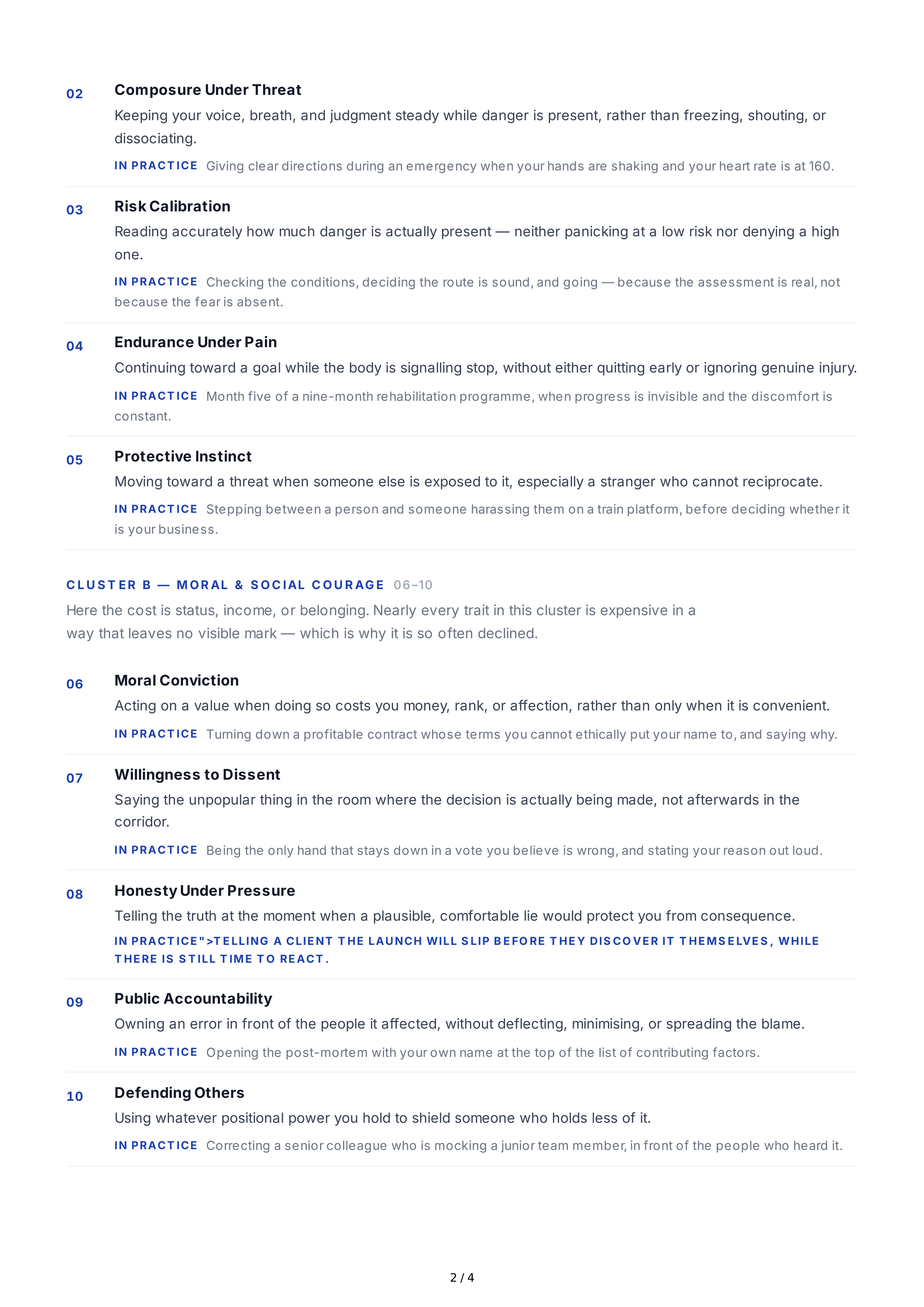 Generosity Personality Traits — page 2