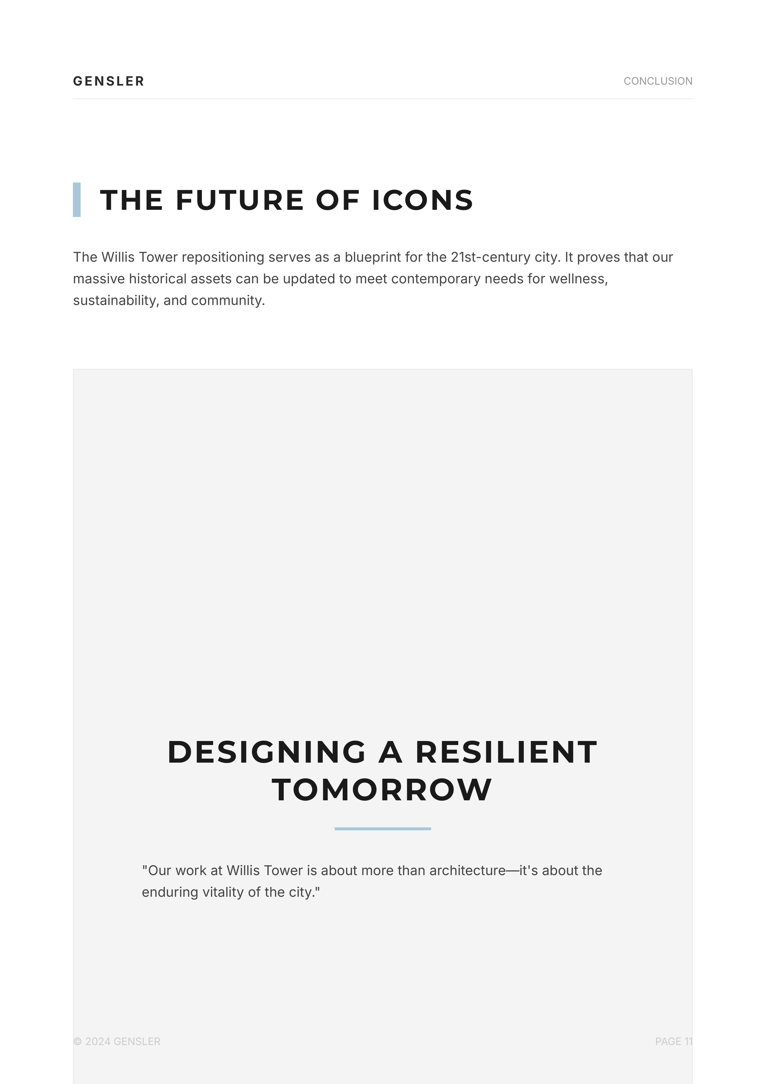 Gensler Willis Tower Repositioning Portfolio — page 12