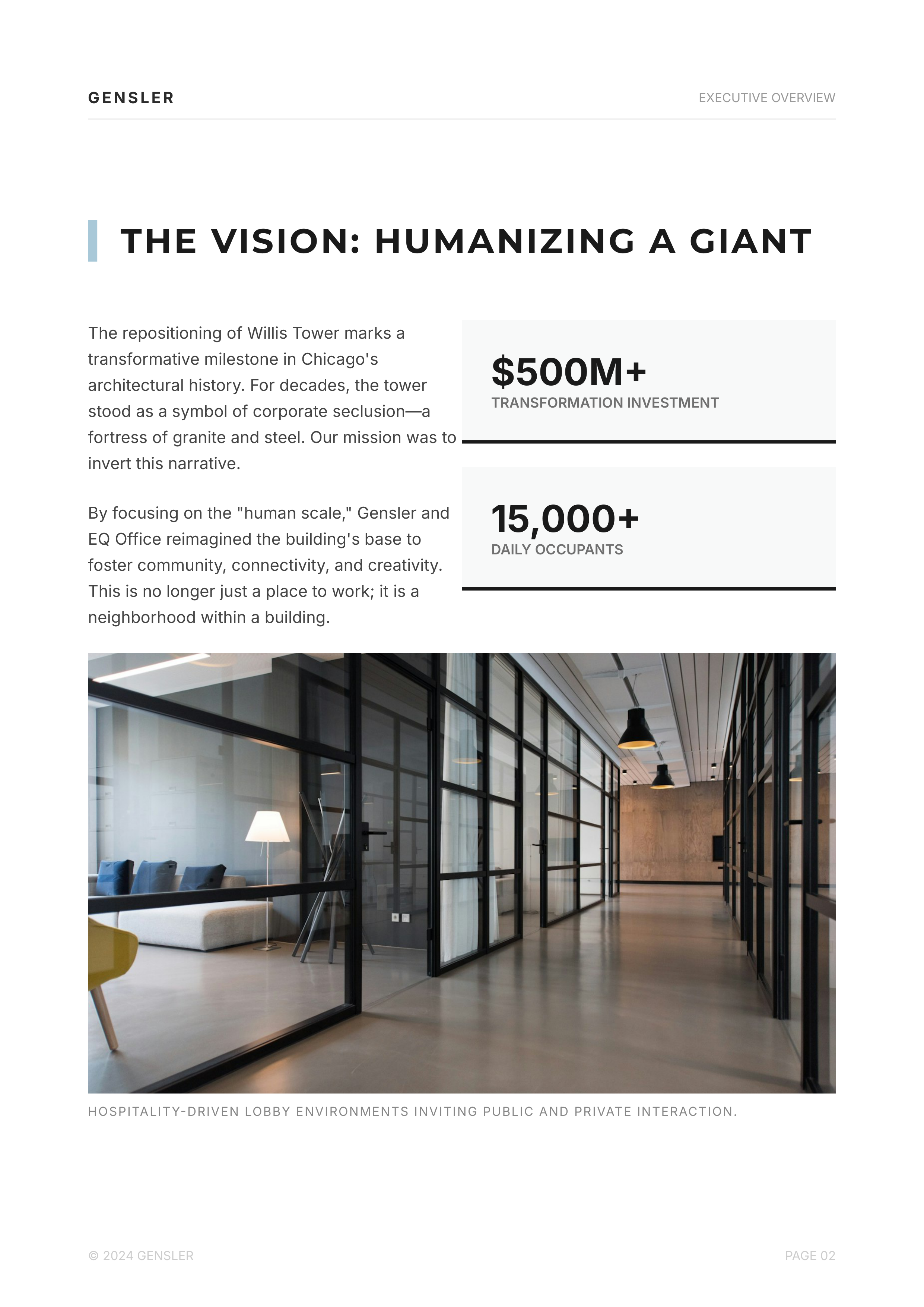 Gensler Willis Tower Repositioning Portfolio — page 3