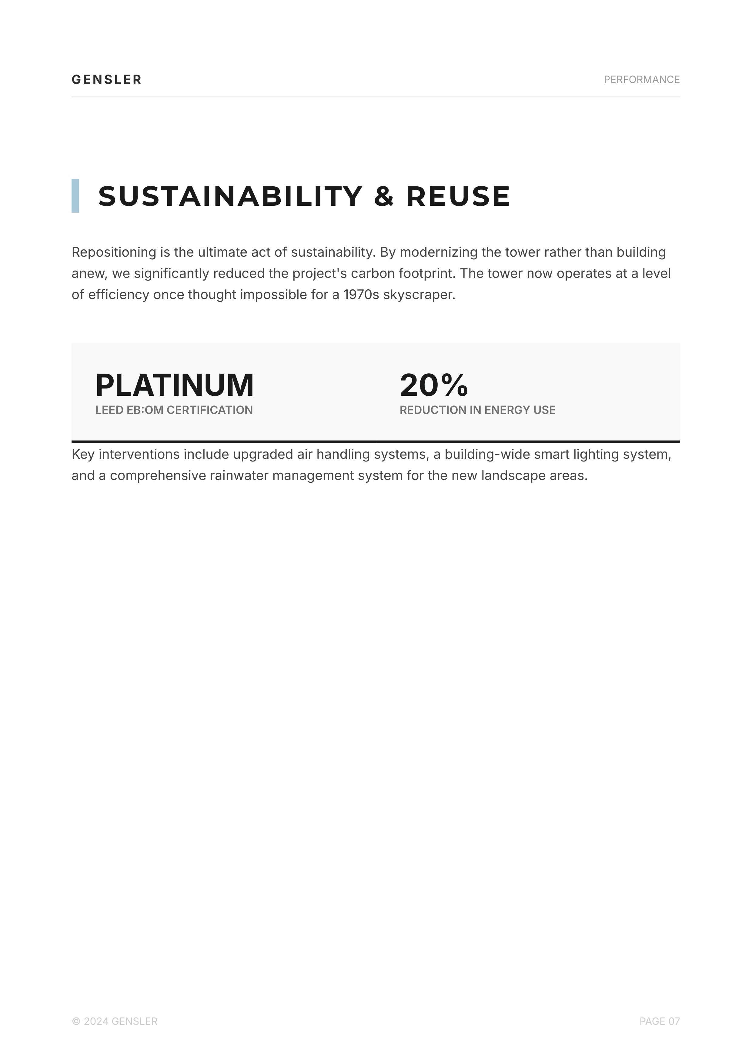 Gensler Willis Tower Repositioning Portfolio — page 8