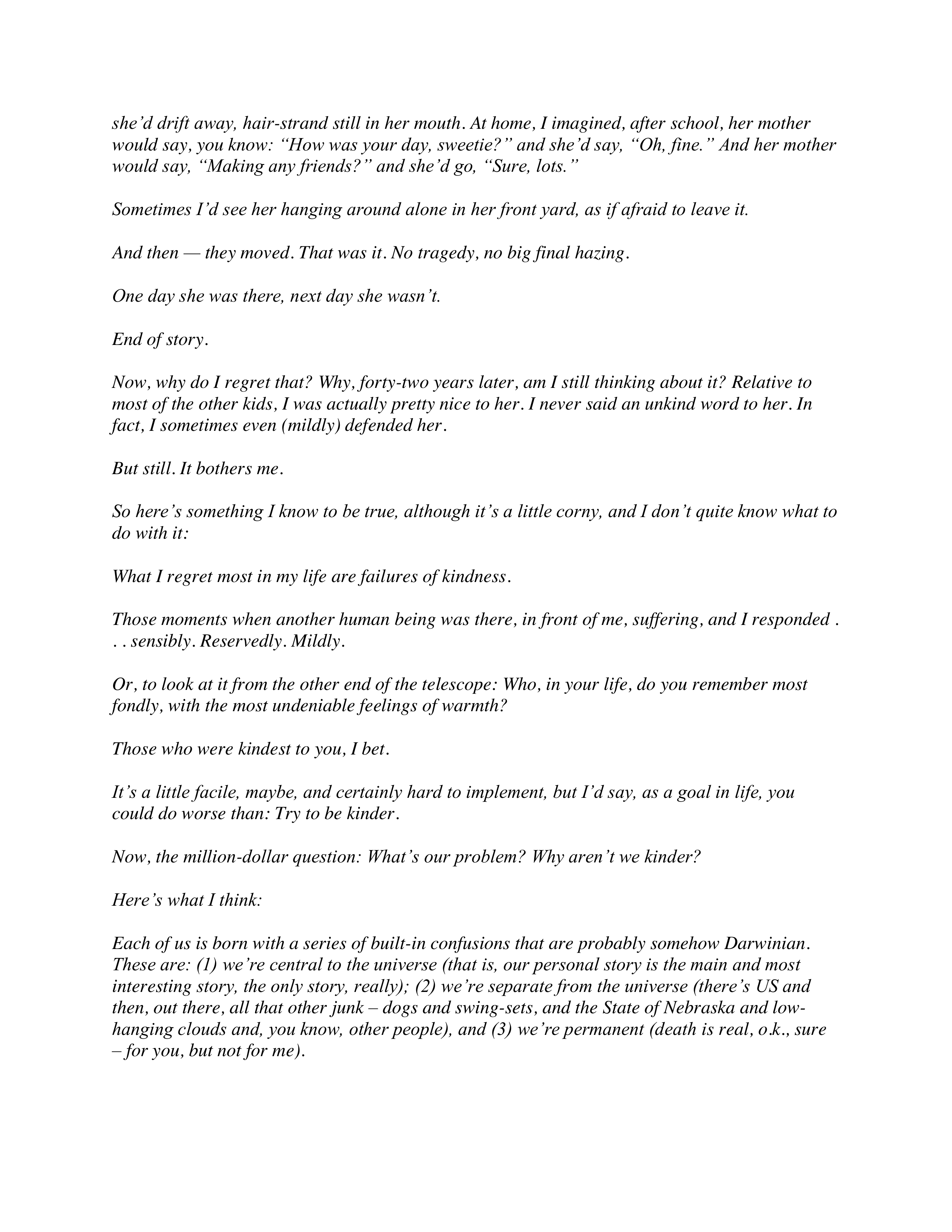 George Saunders Commencement Speech — page 2