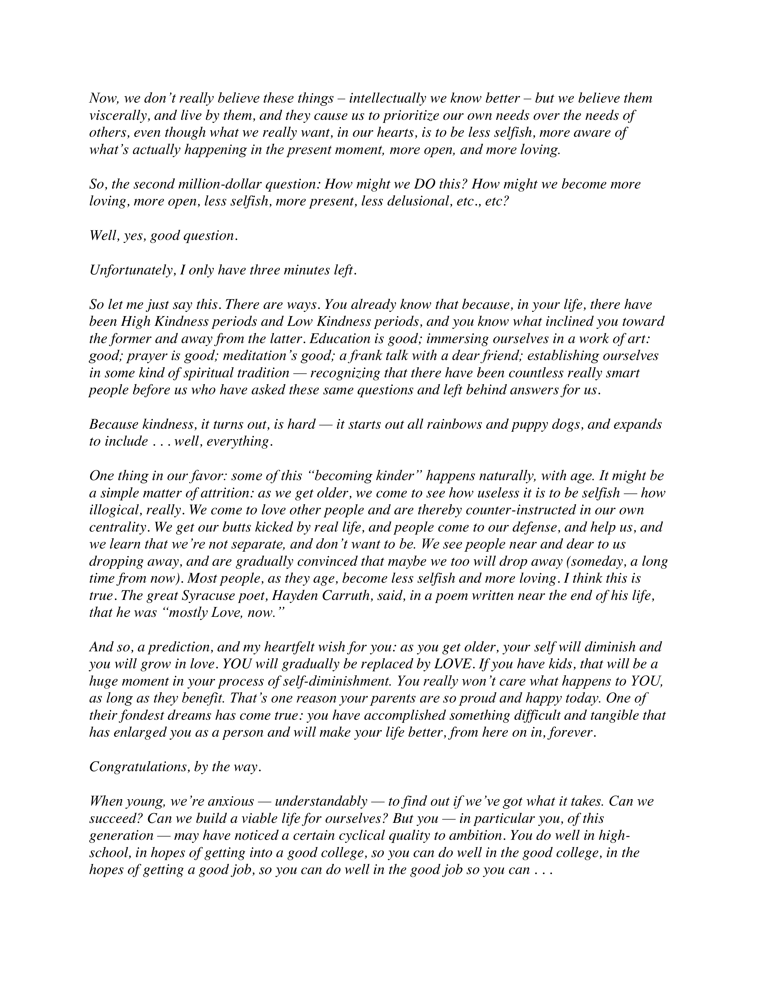 George Saunders Commencement Speech — page 3