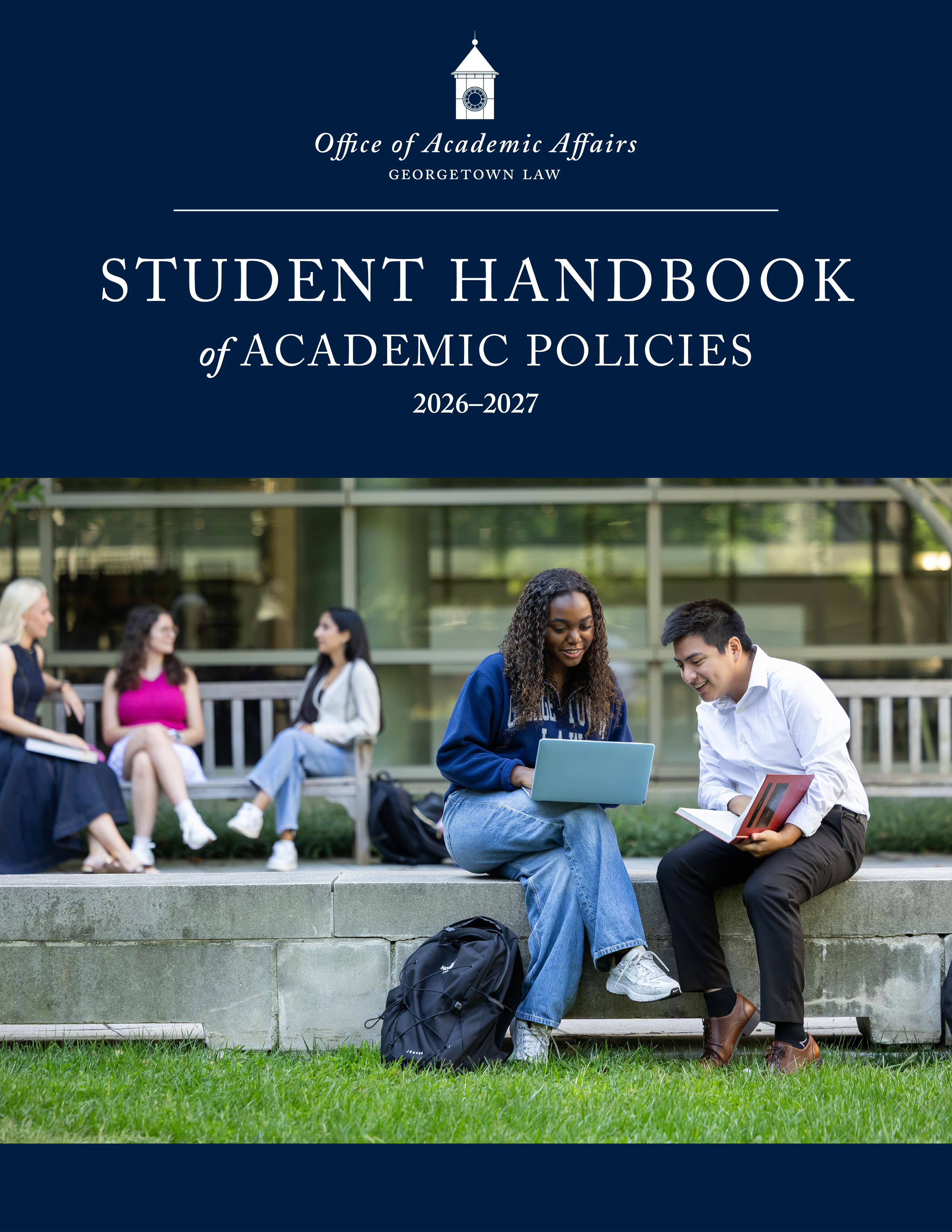 Georgetown University Law Student Handbook of Academic Policies Handbook — page 1