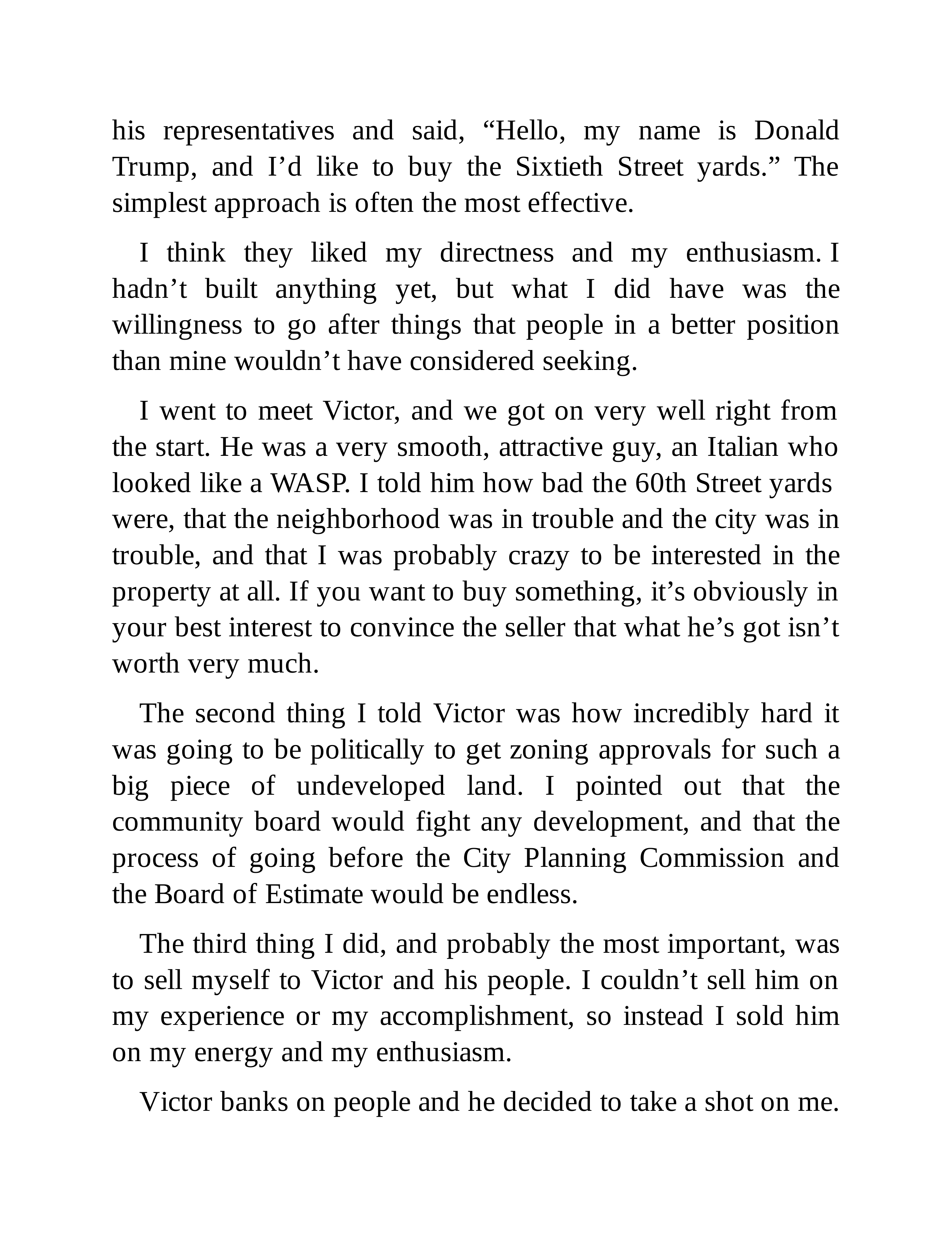 Ghostwriter Tony Schwartz Trump The Art of the Deal Biography — page 116