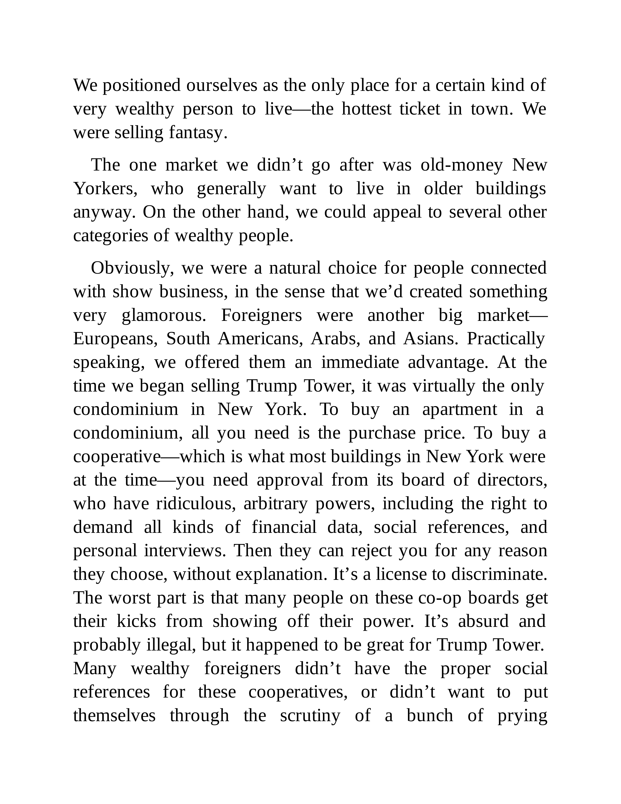 Ghostwriter Tony Schwartz Trump The Art of the Deal Biography — page 193