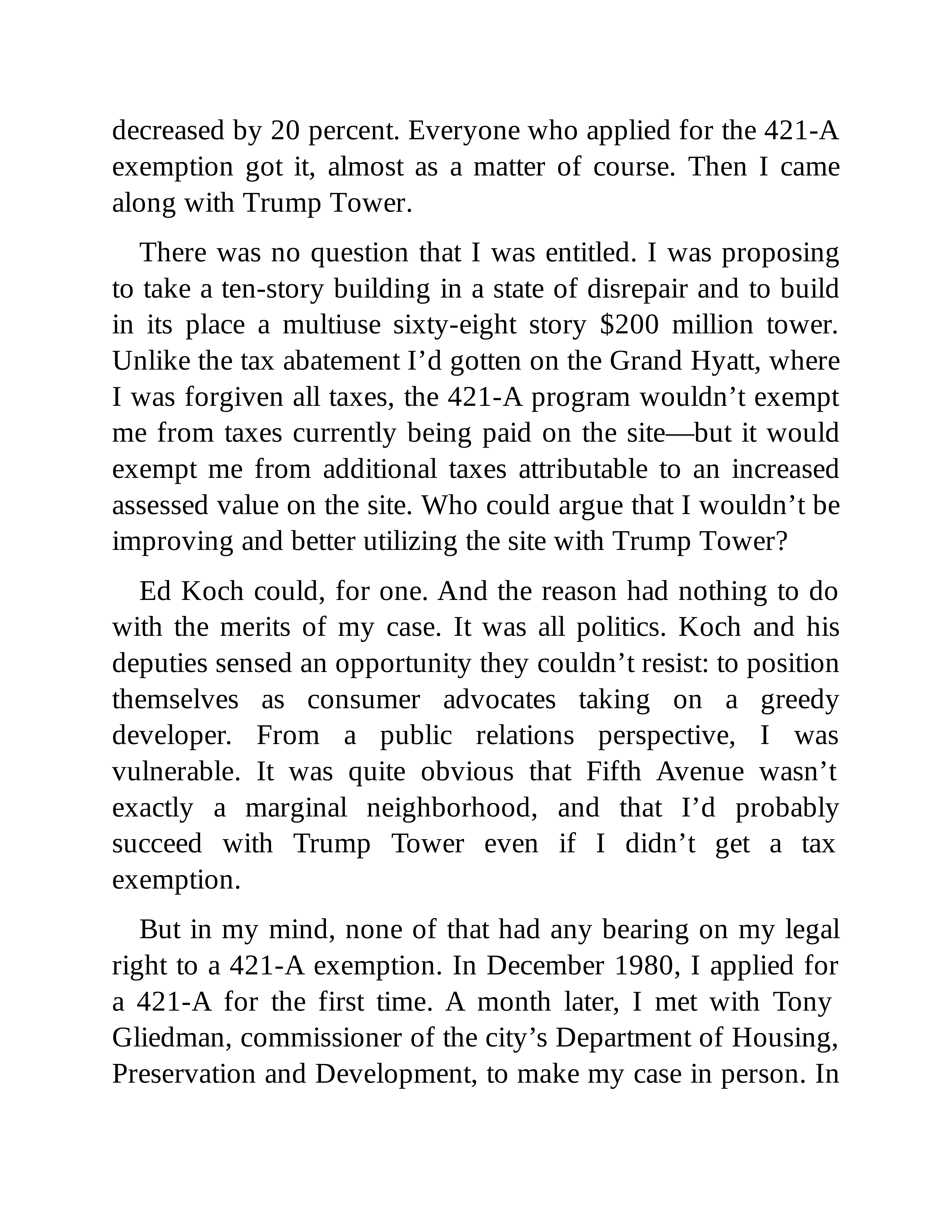 Ghostwriter Tony Schwartz Trump The Art of the Deal Biography — page 202