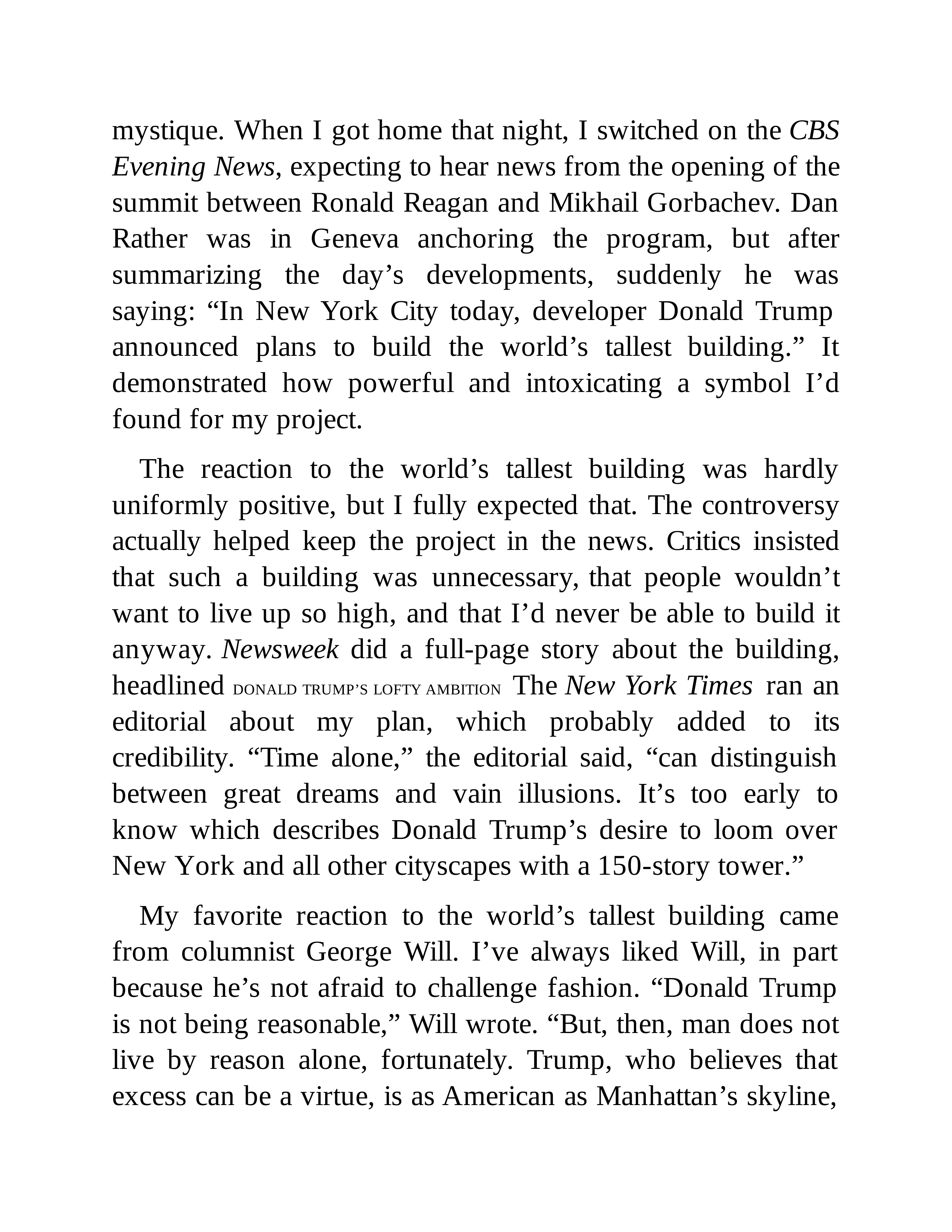 Ghostwriter Tony Schwartz Trump The Art of the Deal Biography — page 380