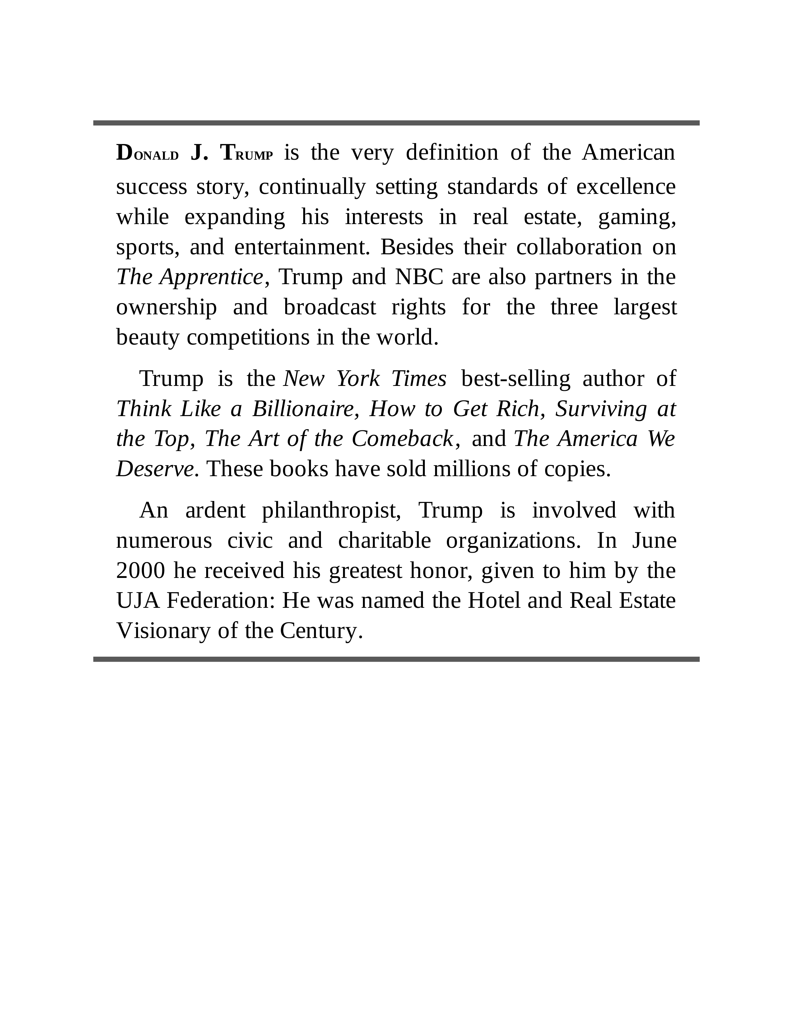 Ghostwriter Tony Schwartz Trump The Art of the Deal Biography — page 418