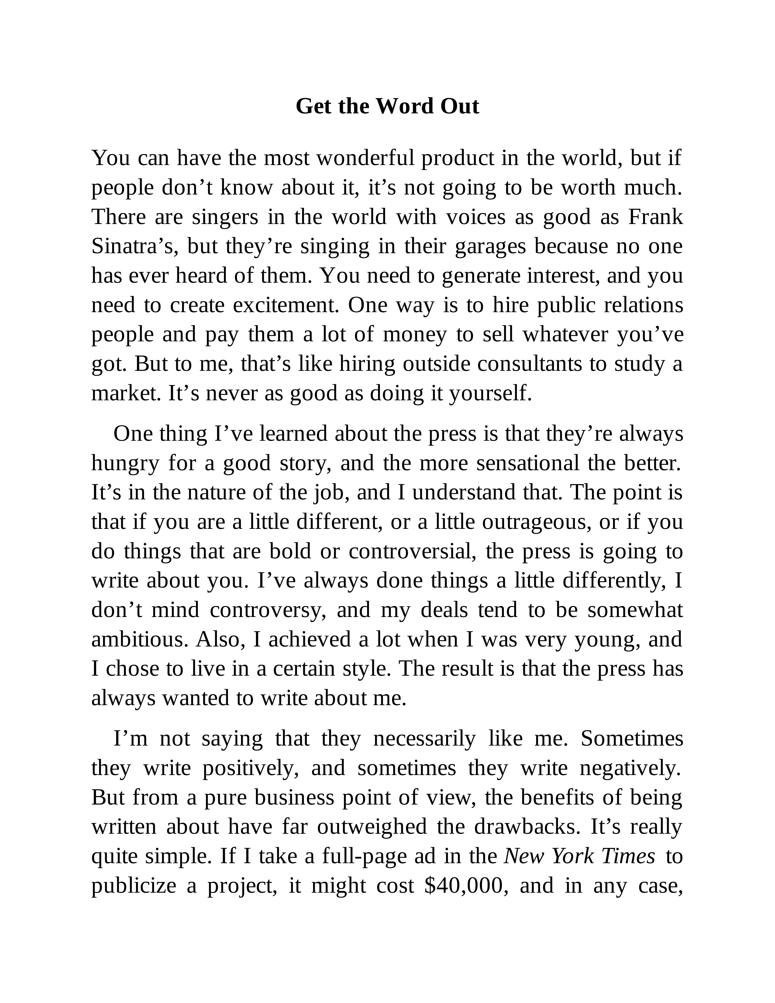 Ghostwriter Tony Schwartz Trump The Art of the Deal Biography — page 67