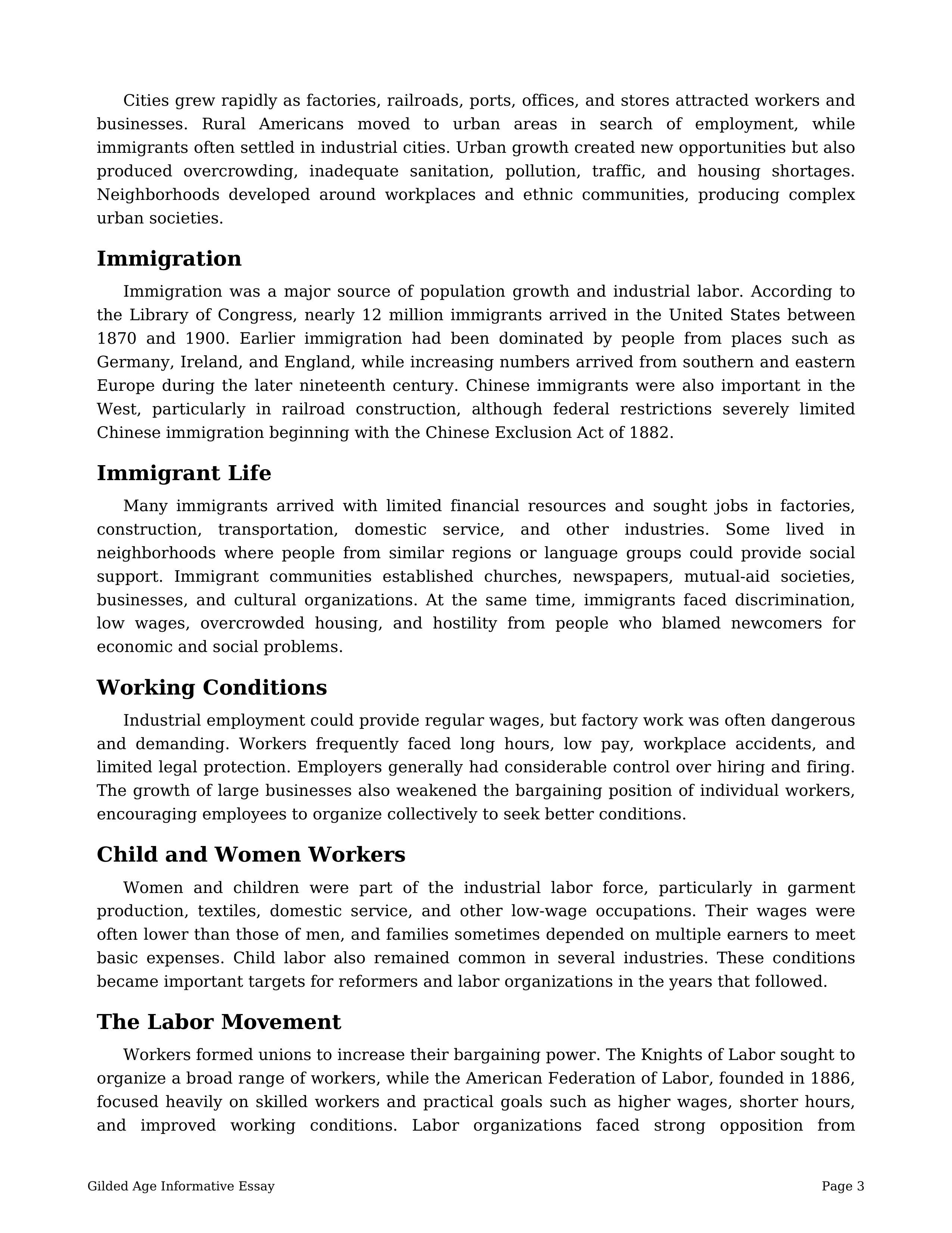 Gilded Age Informative Essay — page 3