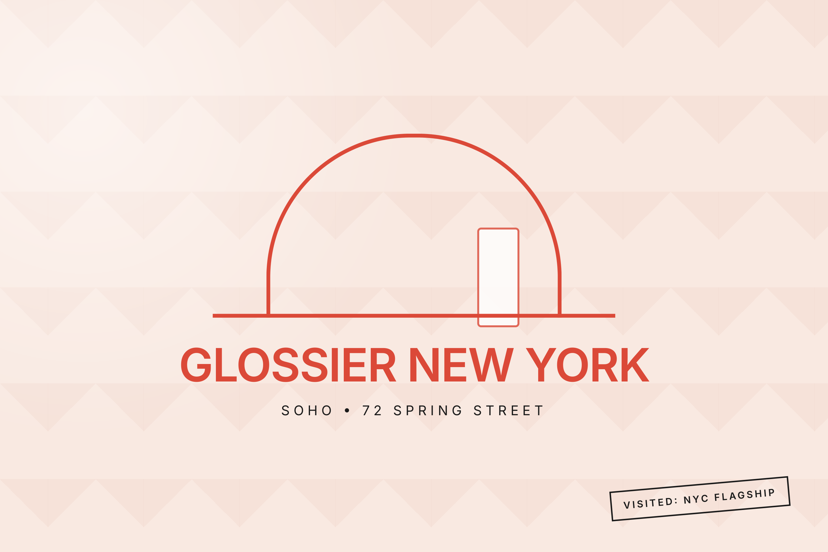 Glossier Location-Specific Pop-Up and Flagship Collectible Souvenir Postcard — page 1