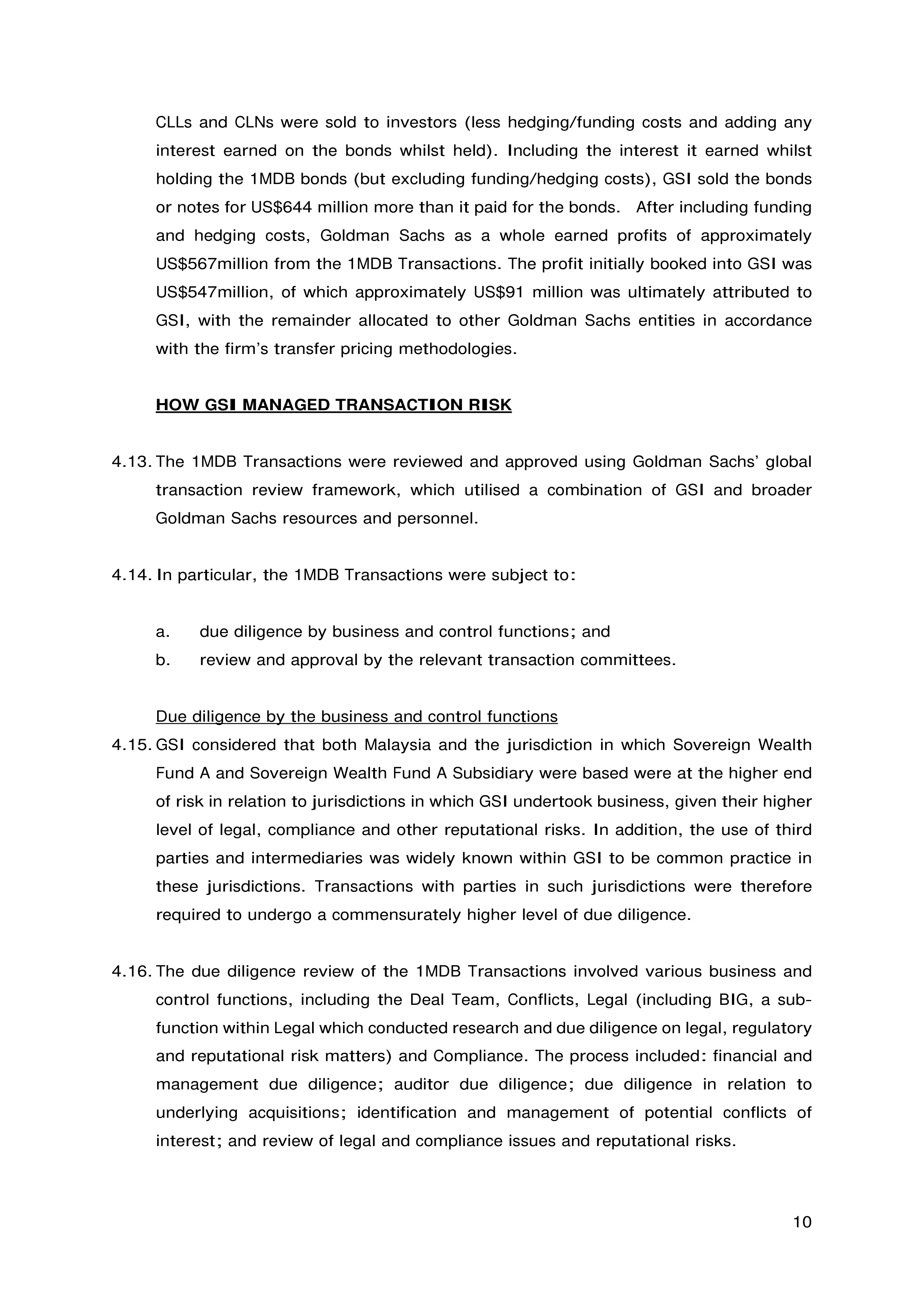 Goldman Sachs FCA Final Notice — page 10