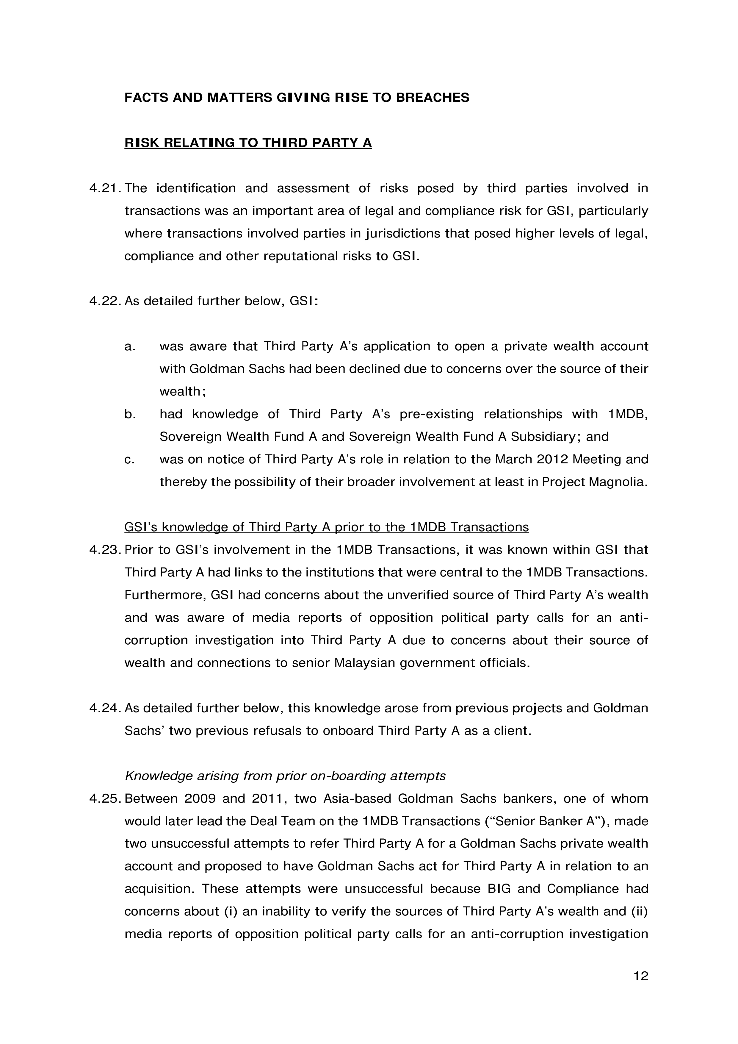 Goldman Sachs FCA Final Notice — page 12