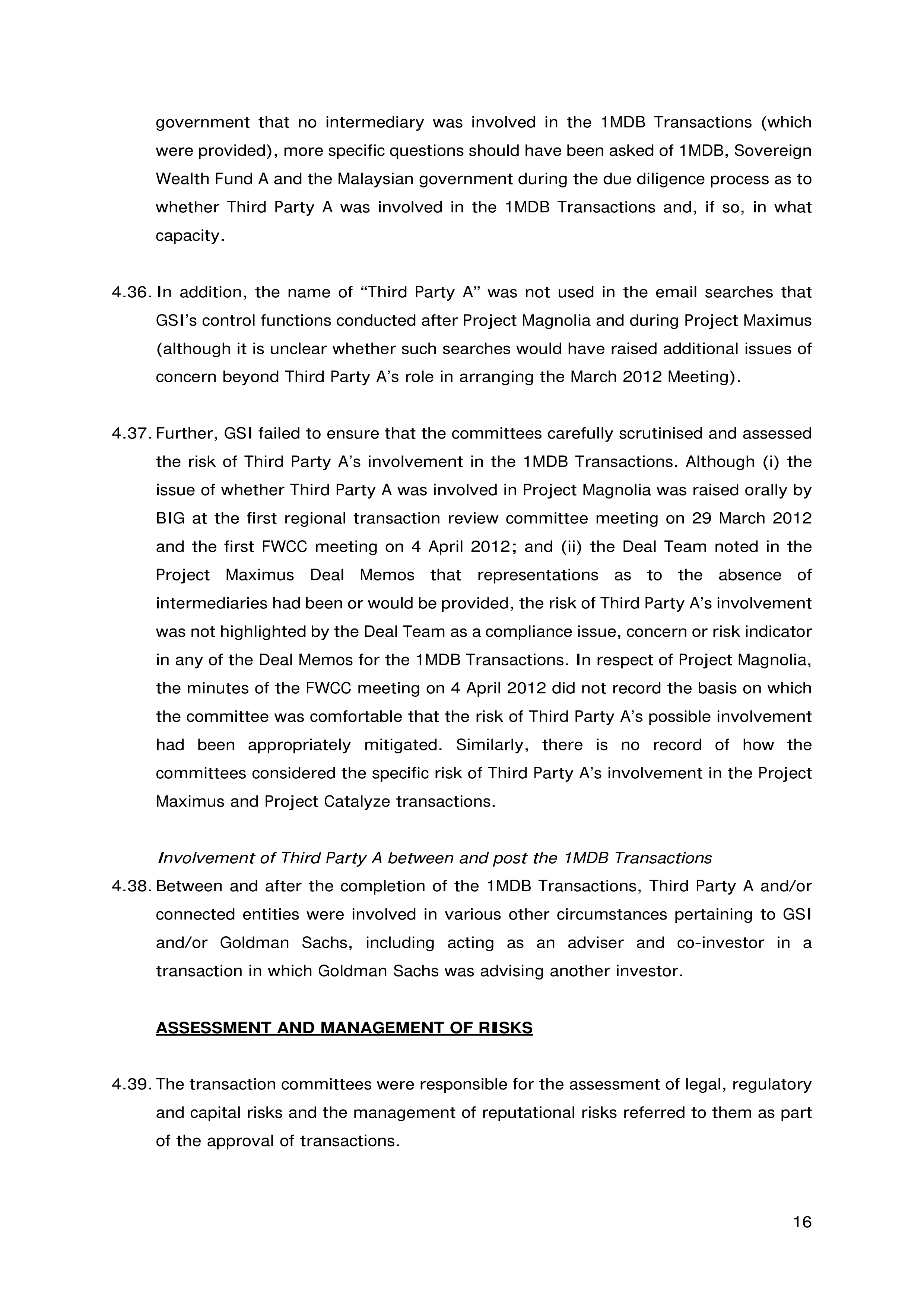 Goldman Sachs FCA Final Notice — page 16