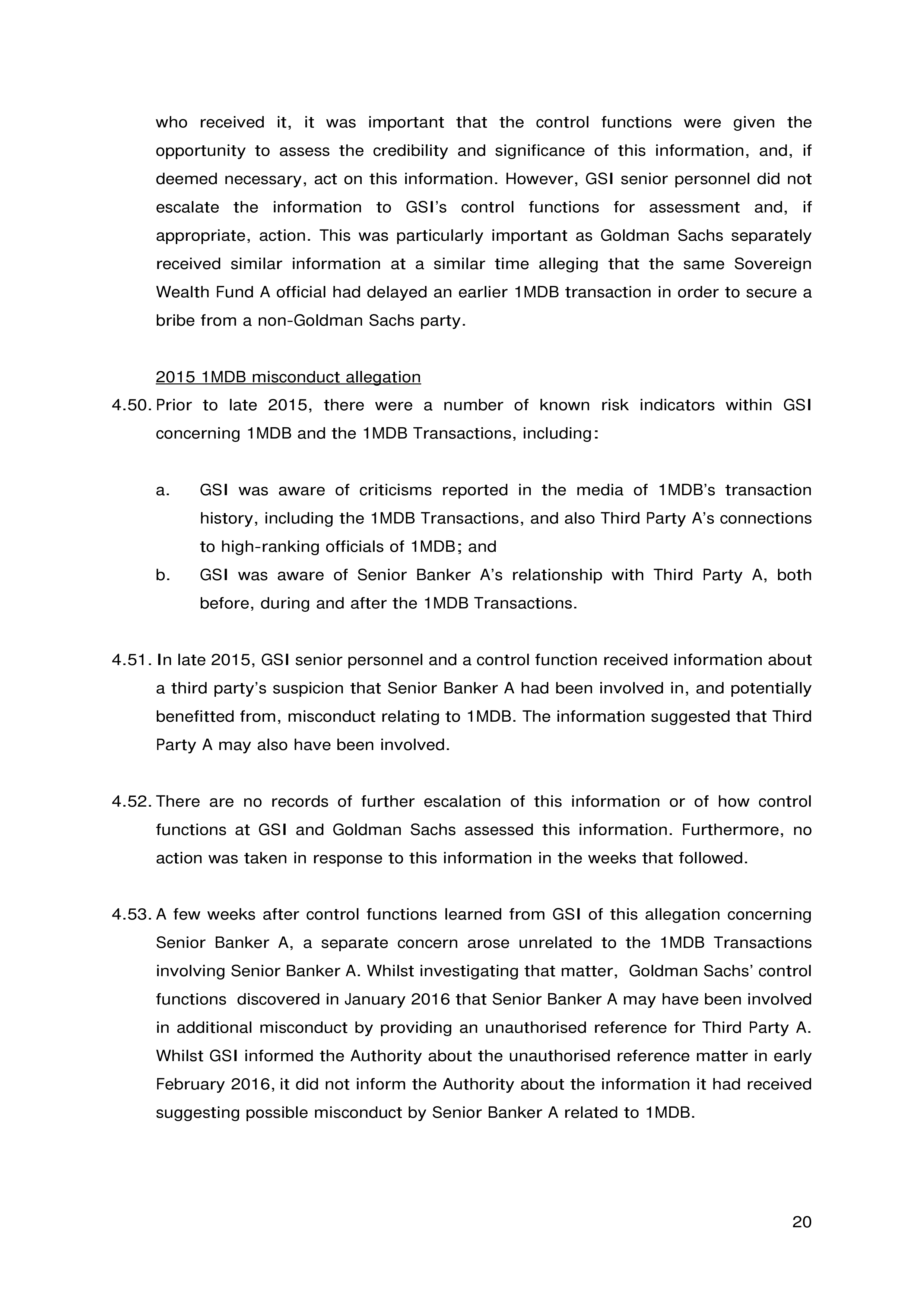 Goldman Sachs FCA Final Notice — page 20