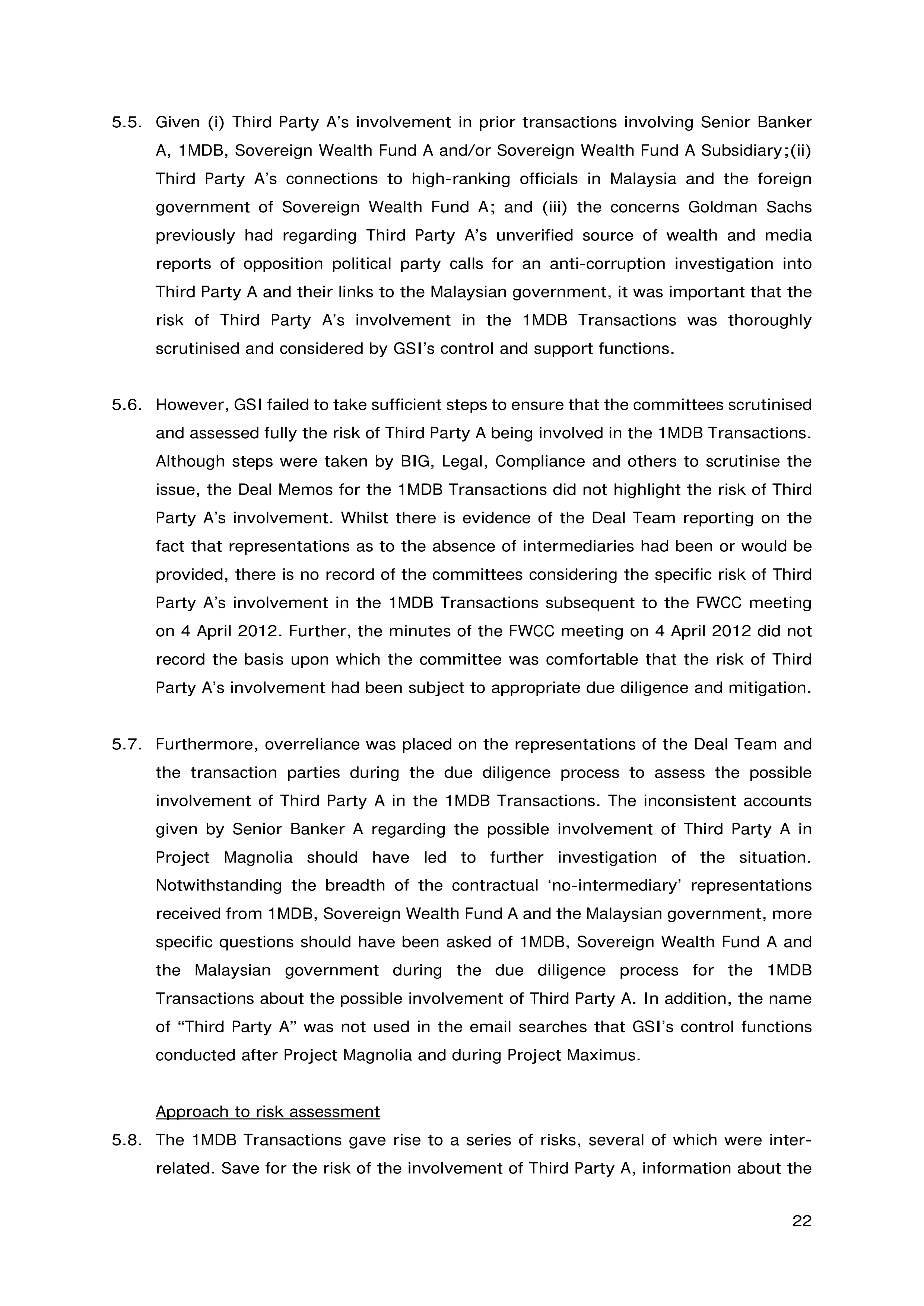 Goldman Sachs FCA Final Notice — page 22