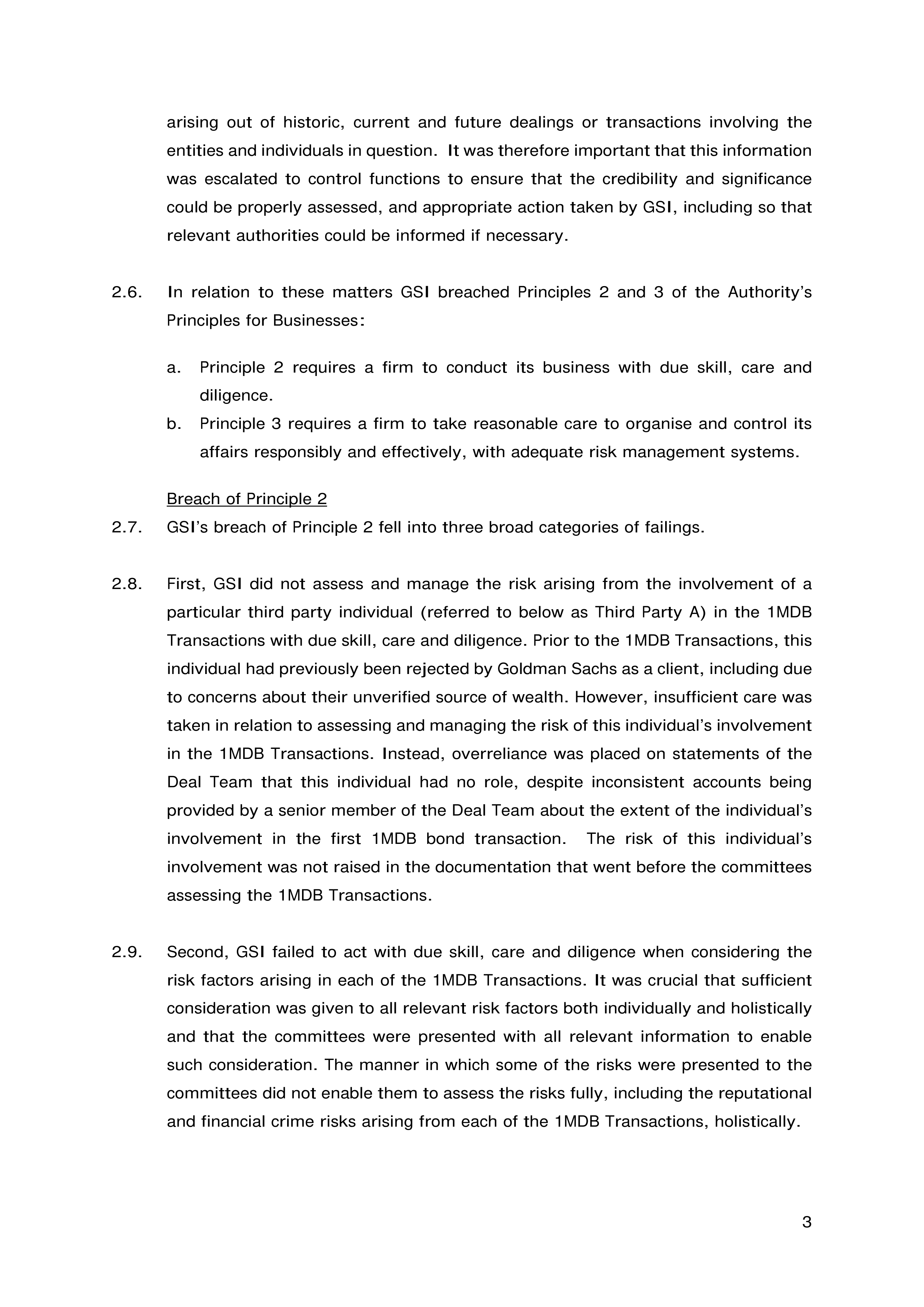 Goldman Sachs FCA Final Notice — page 3