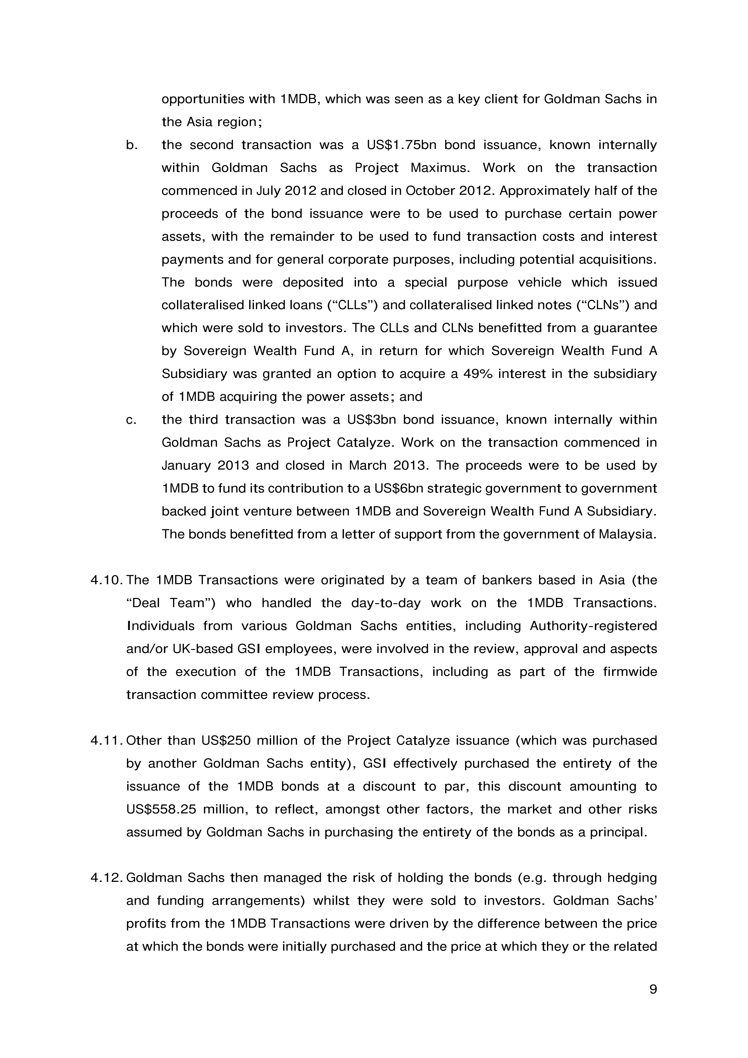 Goldman Sachs FCA Final Notice — page 9