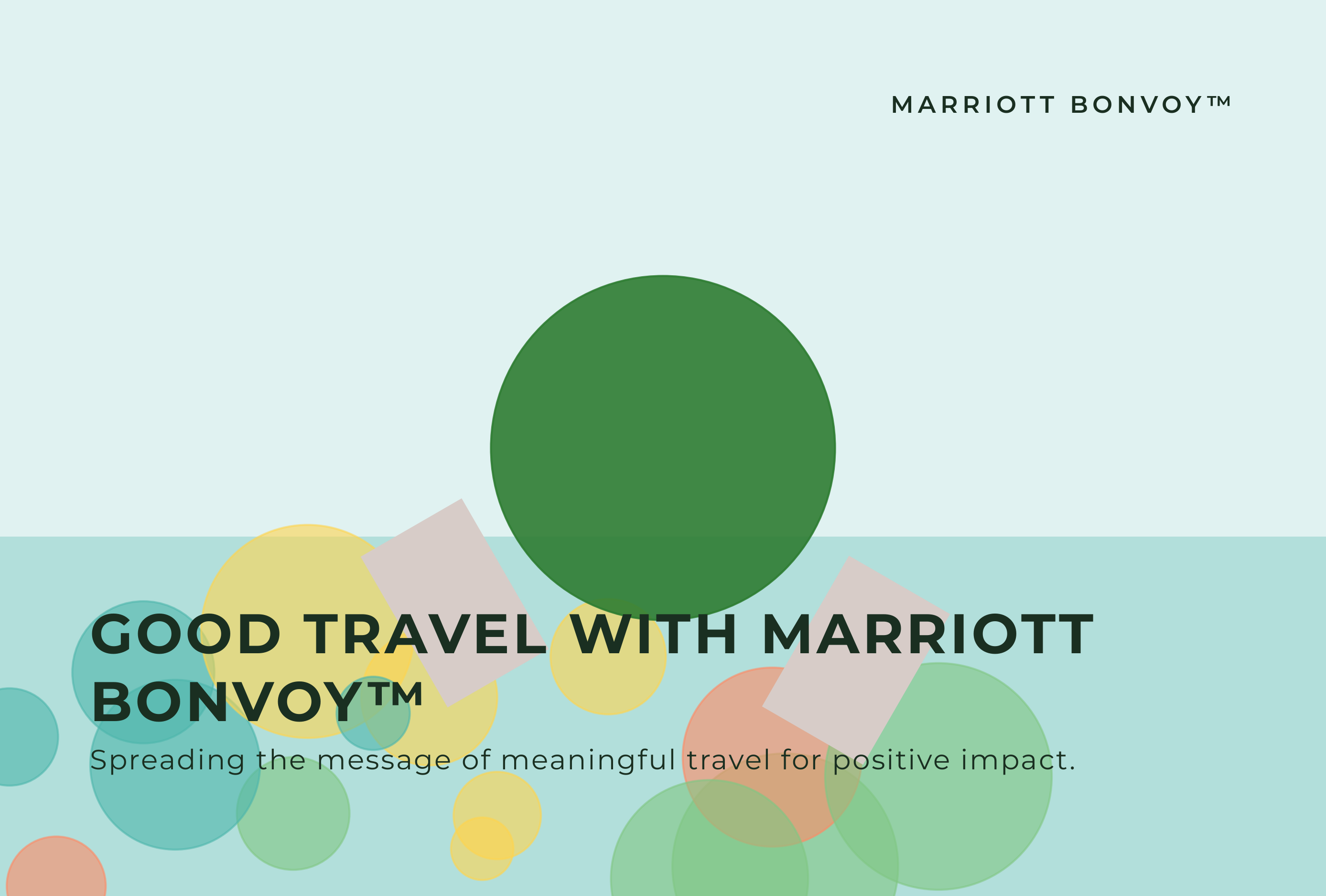 Good Travel with Marriott Bonvoy Purpose-Led Postcard — page 1