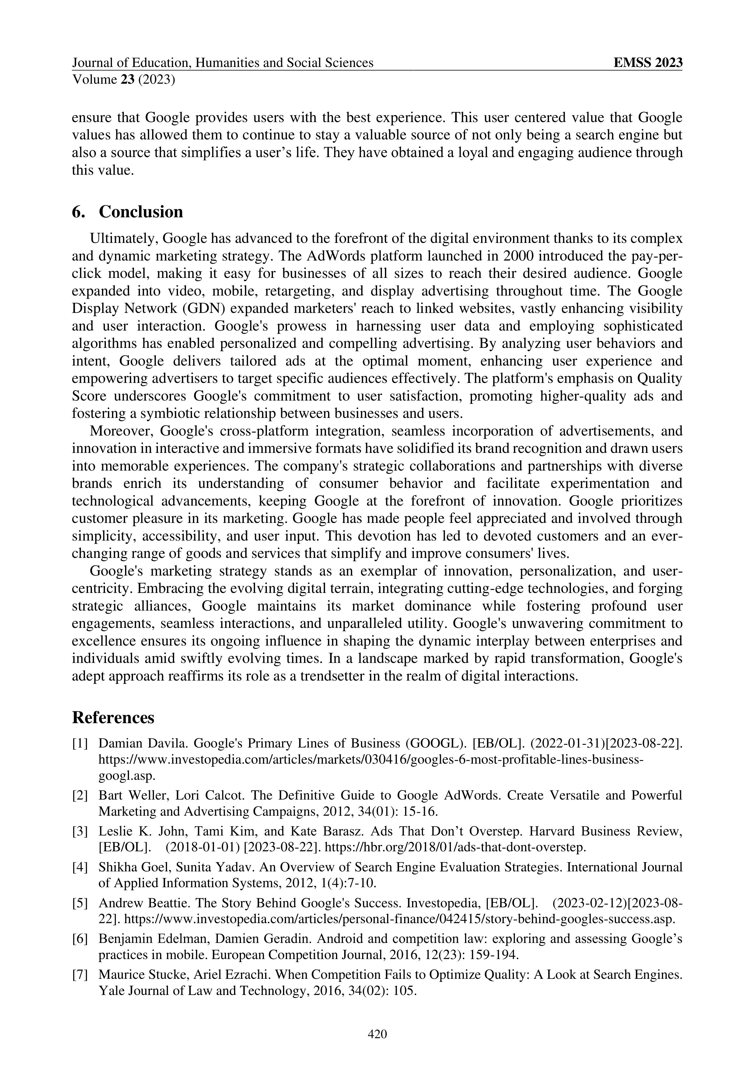 Google Marketing Strategy — page 5