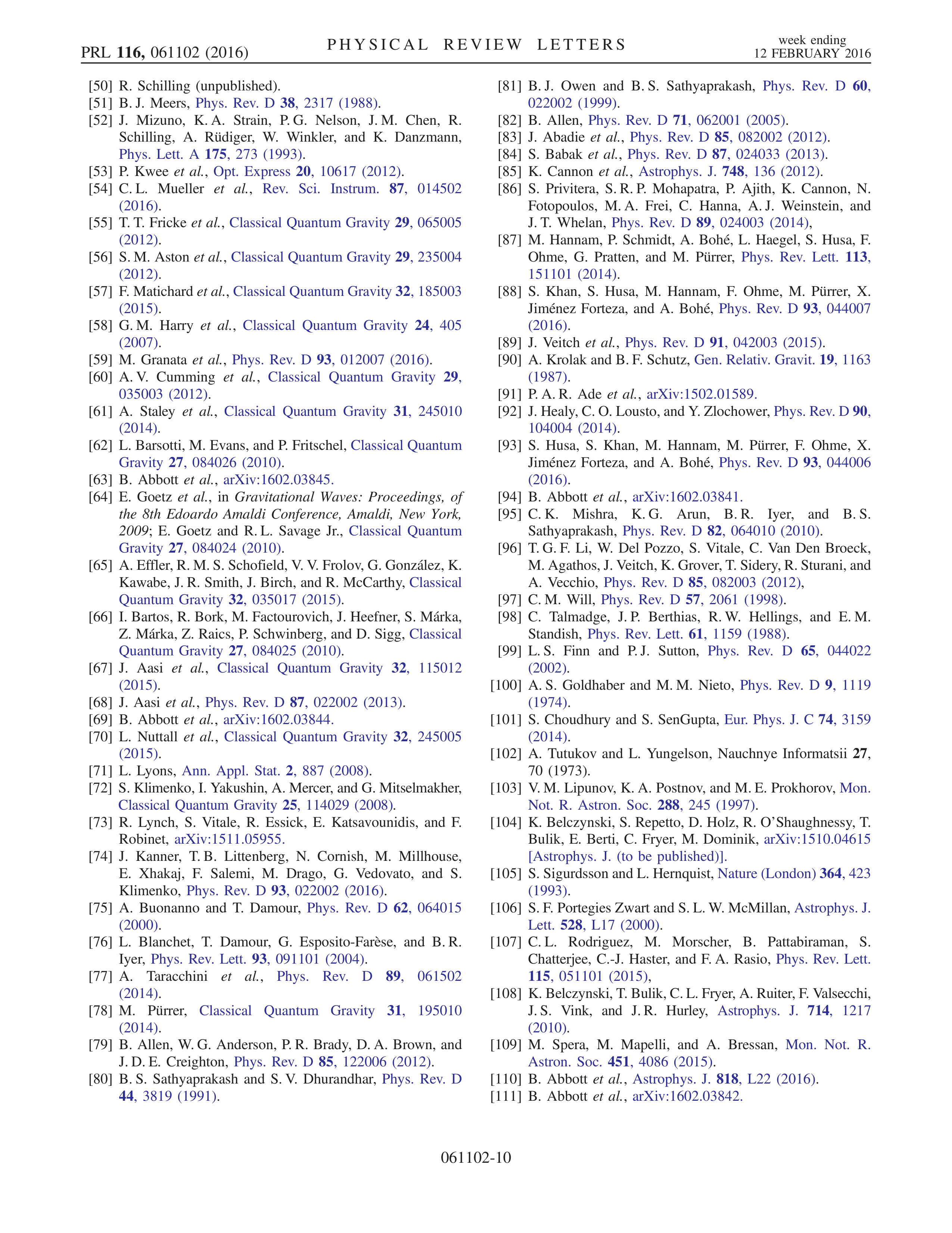 Gravitational Waves Research Paper by LIGO and Virgo Collaboration — page 10