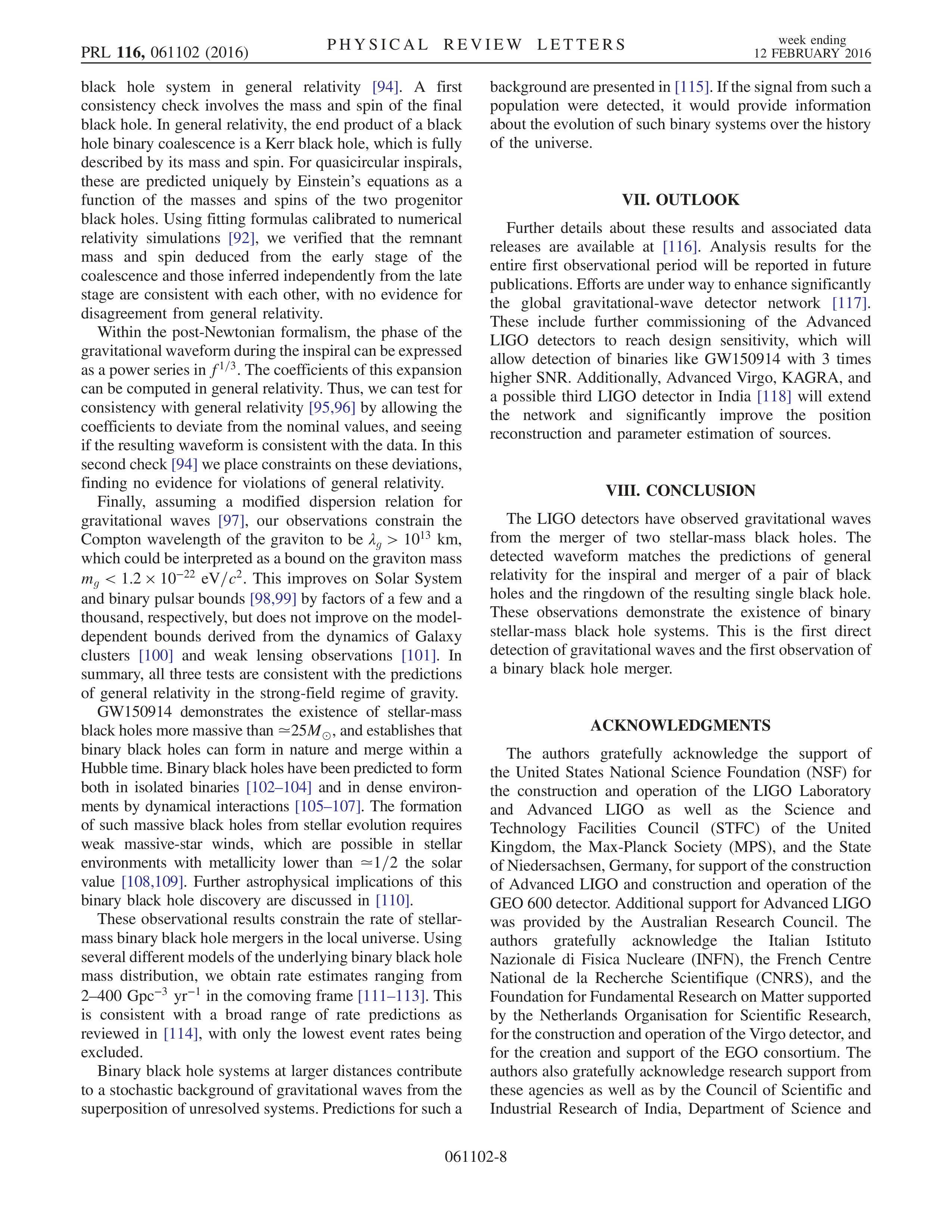 Gravitational Waves Research Paper by LIGO and Virgo Collaboration — page 8