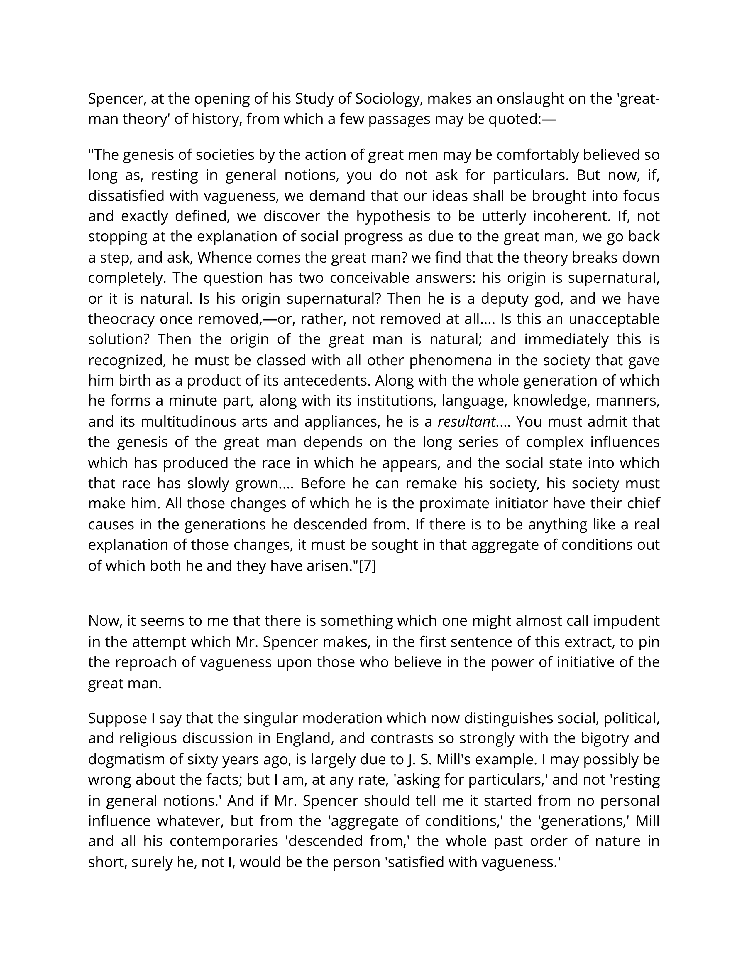 Great Men and Their Environment Essay — page 11