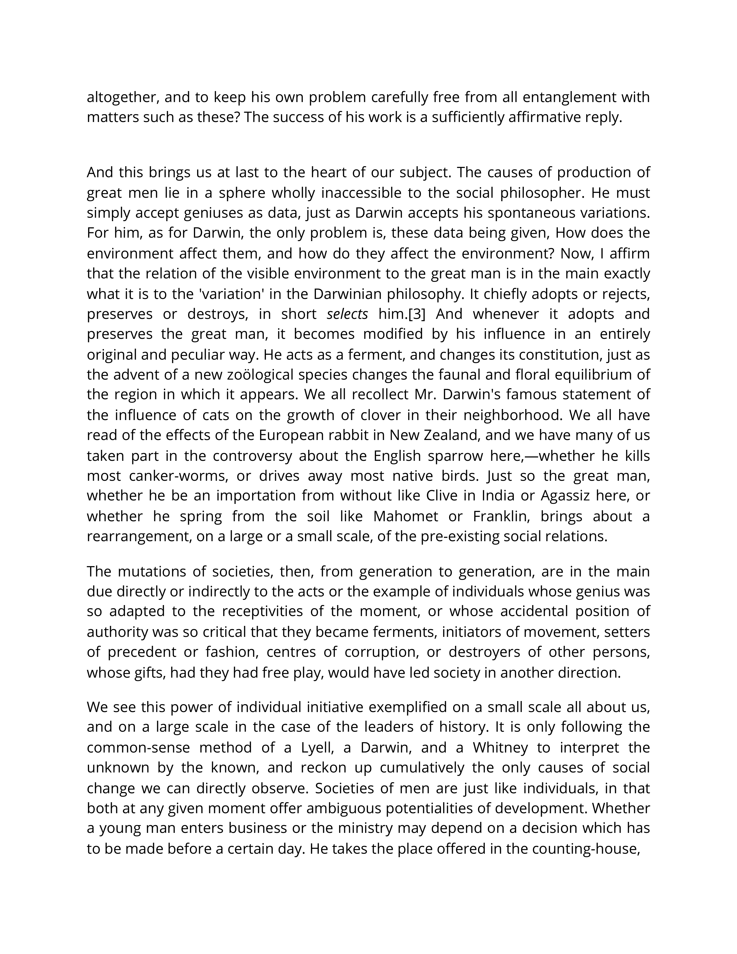 Great Men and Their Environment Essay — page 7