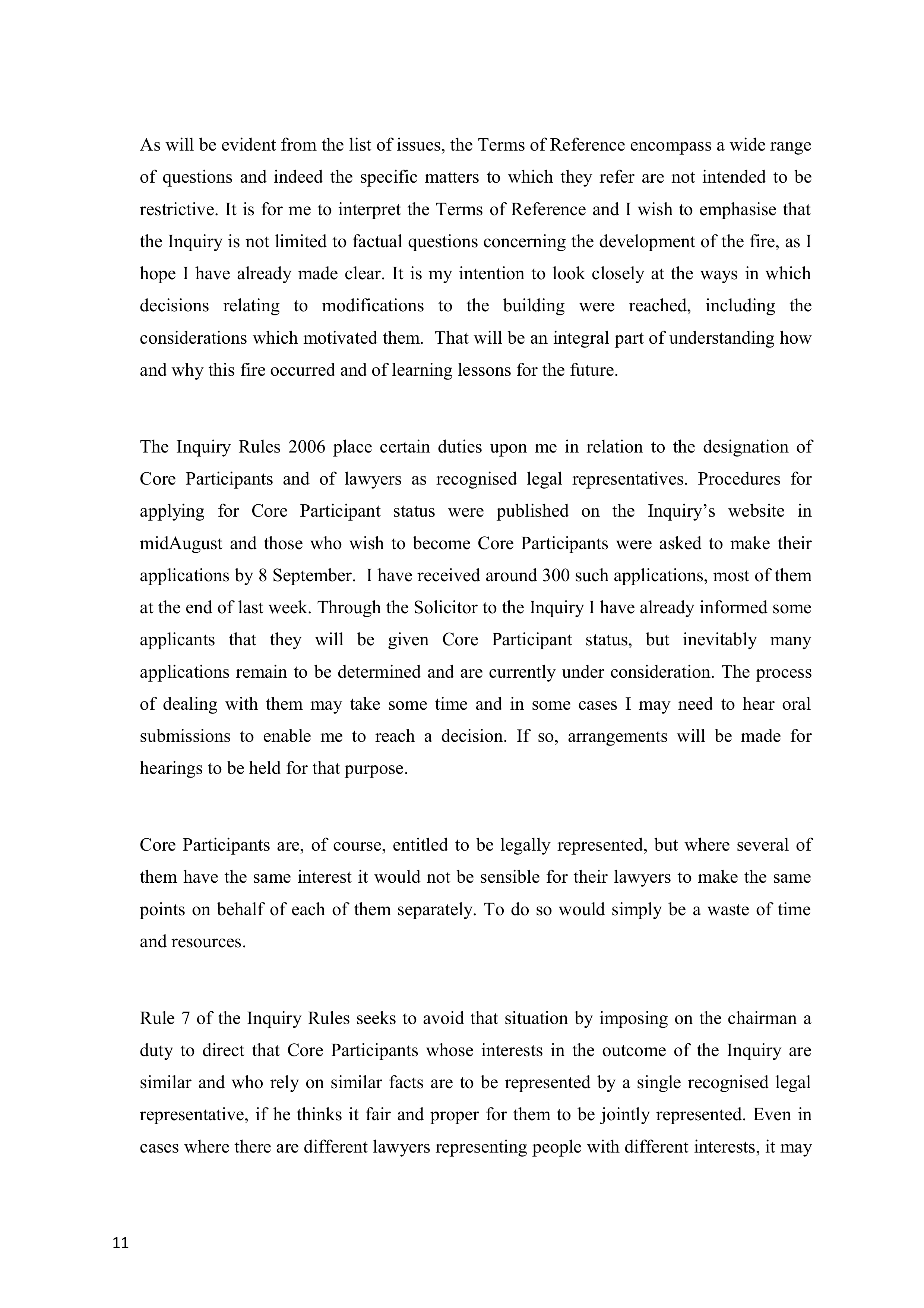 Grenfell Inquiry Opening Statement — page 11