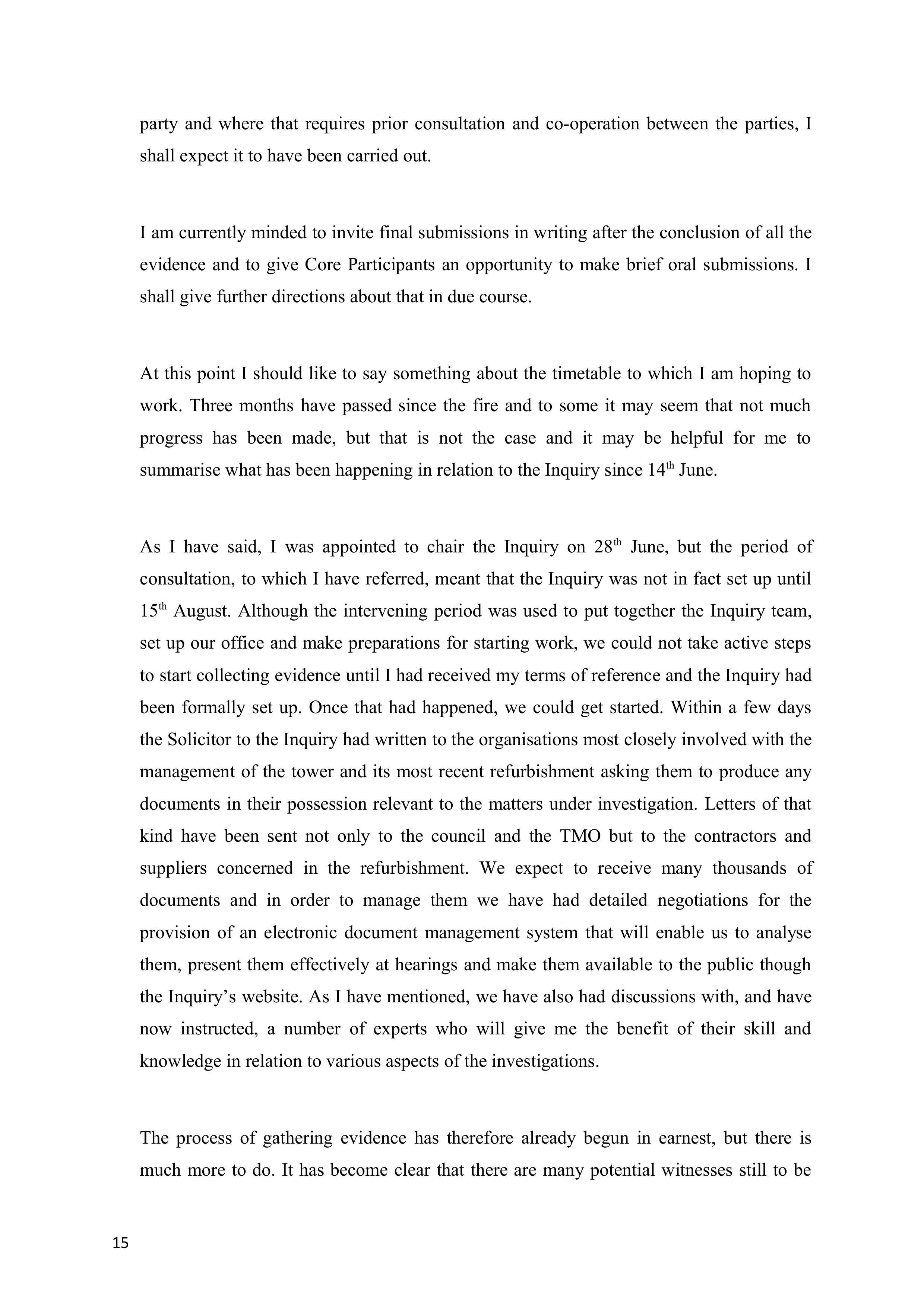 Grenfell Inquiry Opening Statement — page 15