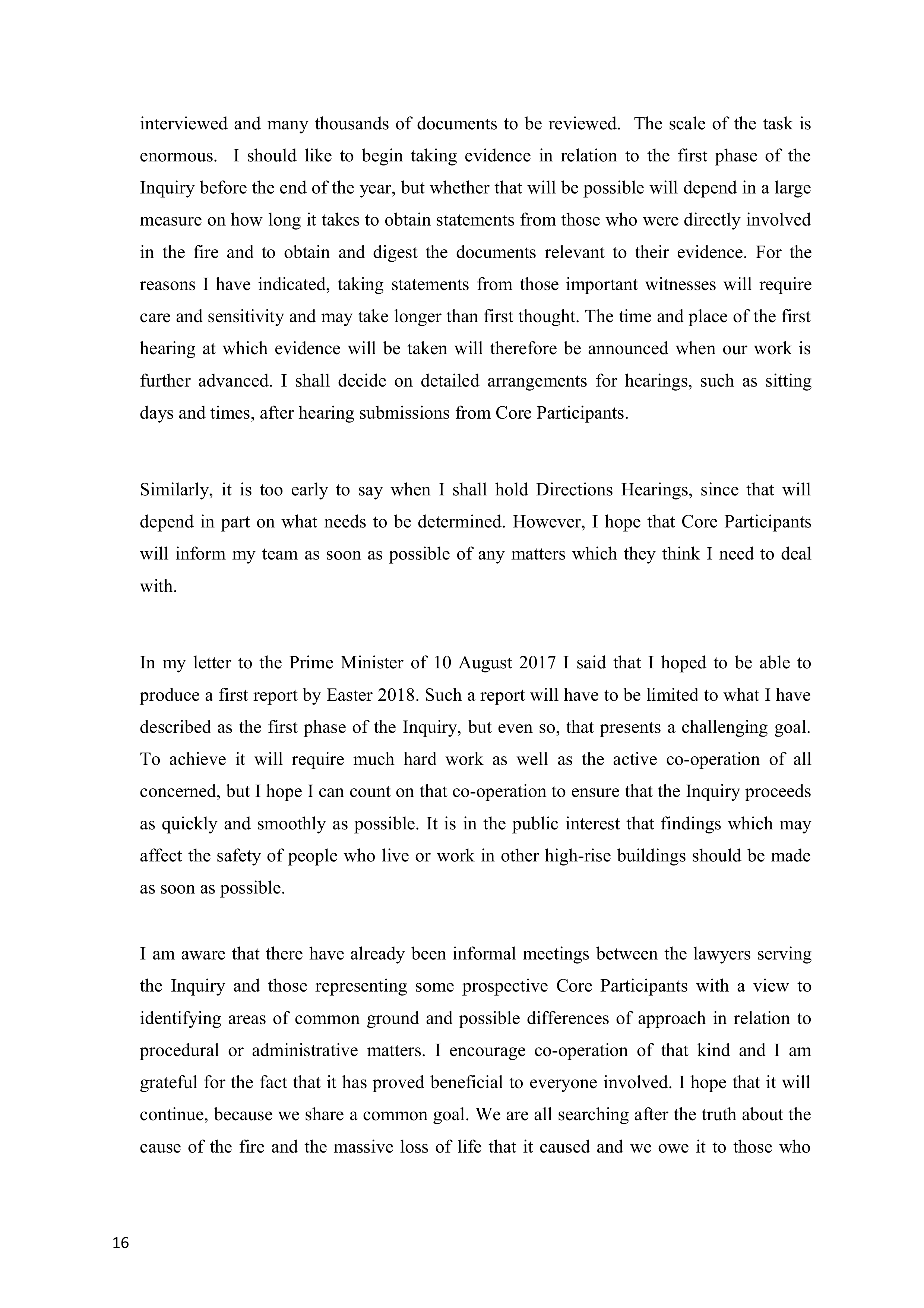 Grenfell Inquiry Opening Statement — page 16
