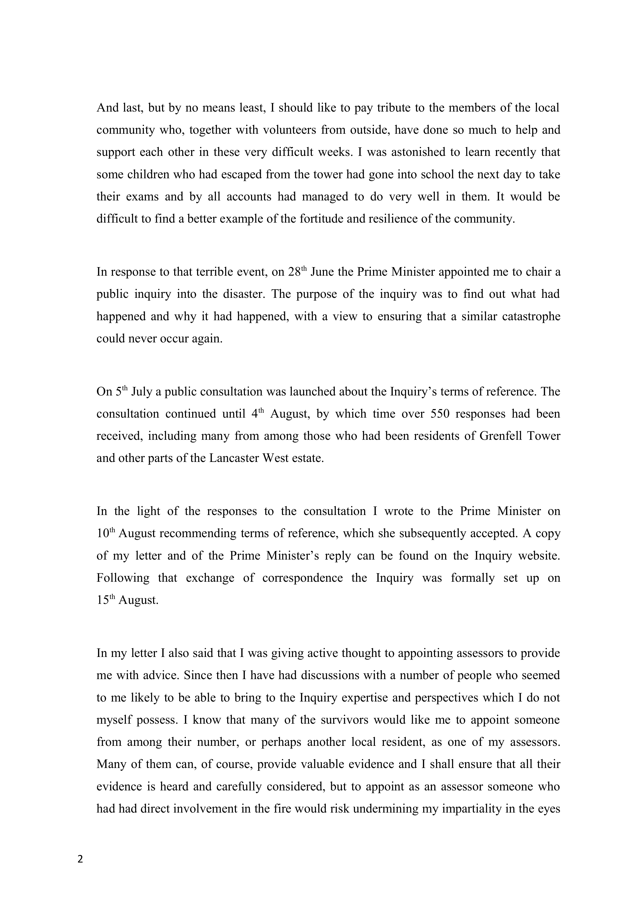 Grenfell Inquiry Opening Statement — page 2