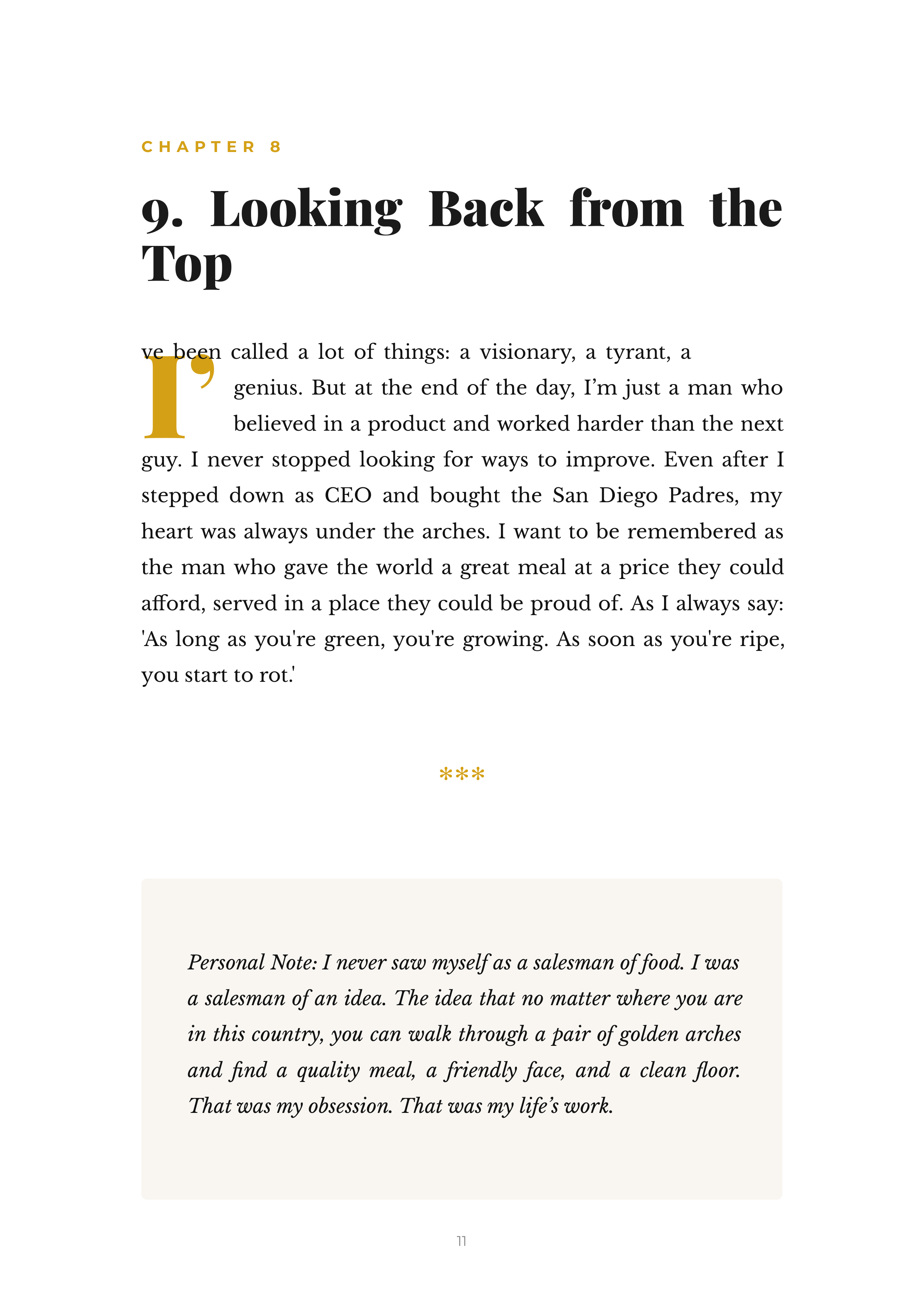Grinding It Out by Ray Kroc McDonald’s Founder Autobiography — page 11