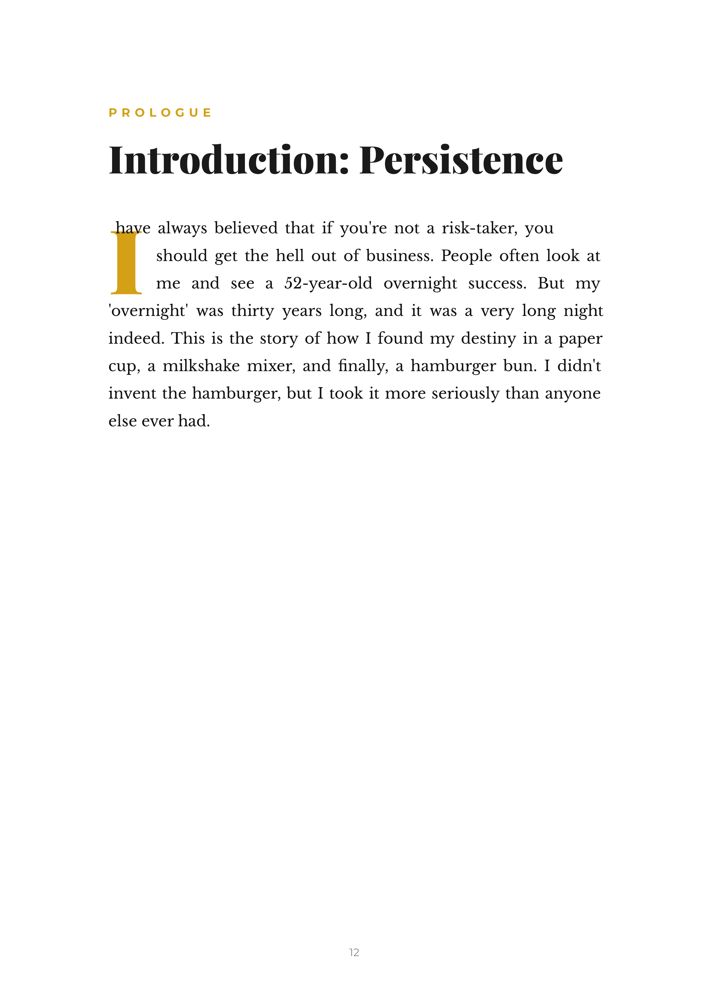 Grinding It Out by Ray Kroc McDonald’s Founder Autobiography — page 12