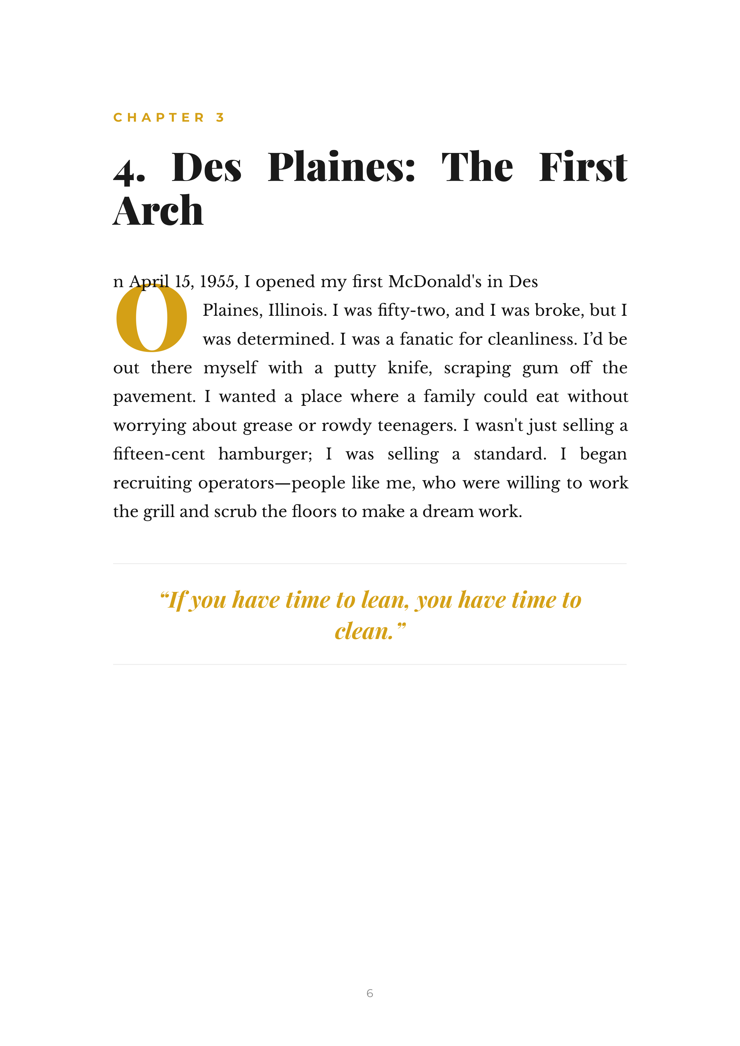 Grinding It Out by Ray Kroc McDonald’s Founder Autobiography — page 6