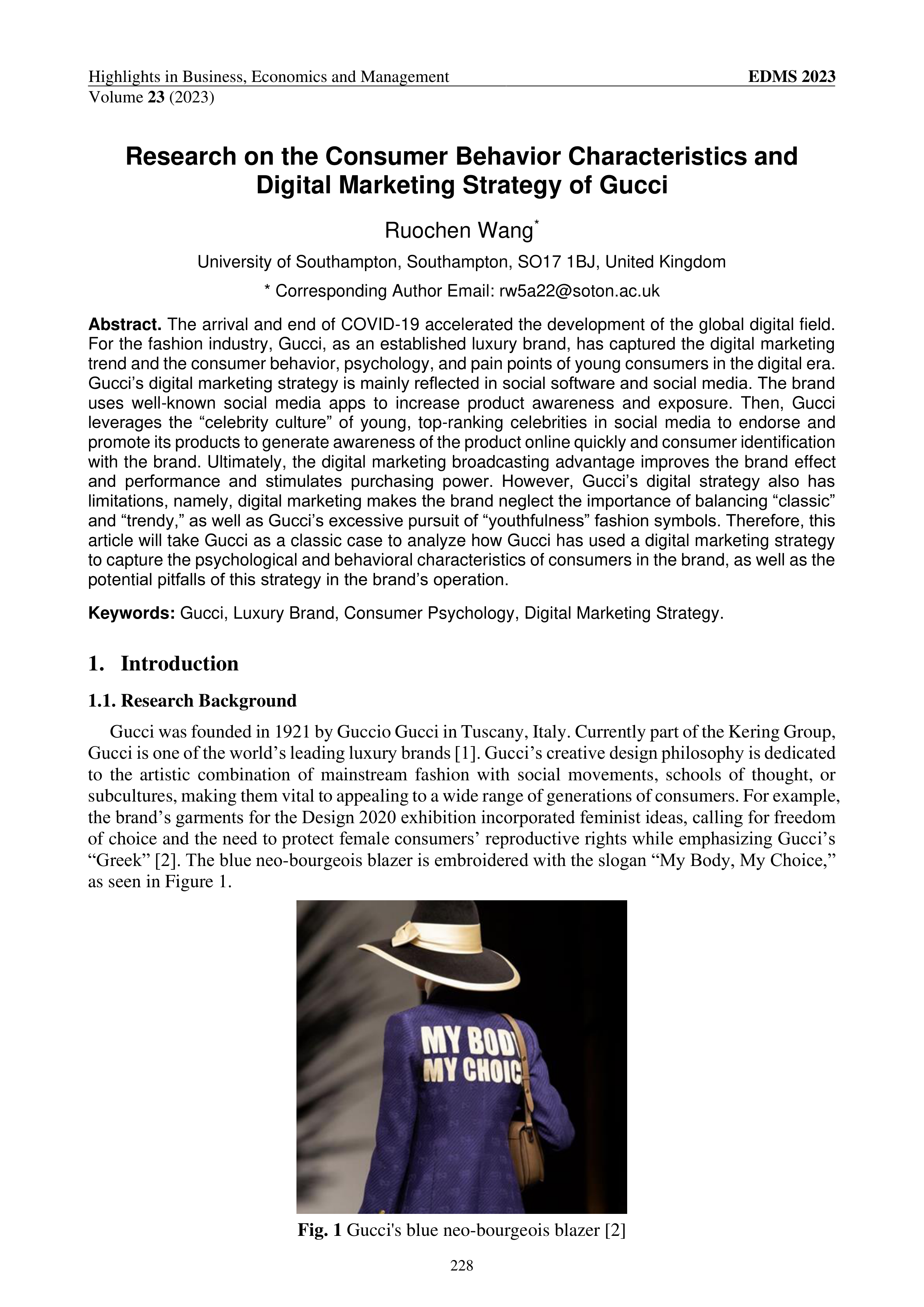 Gucci Marketing Strategy — page 1