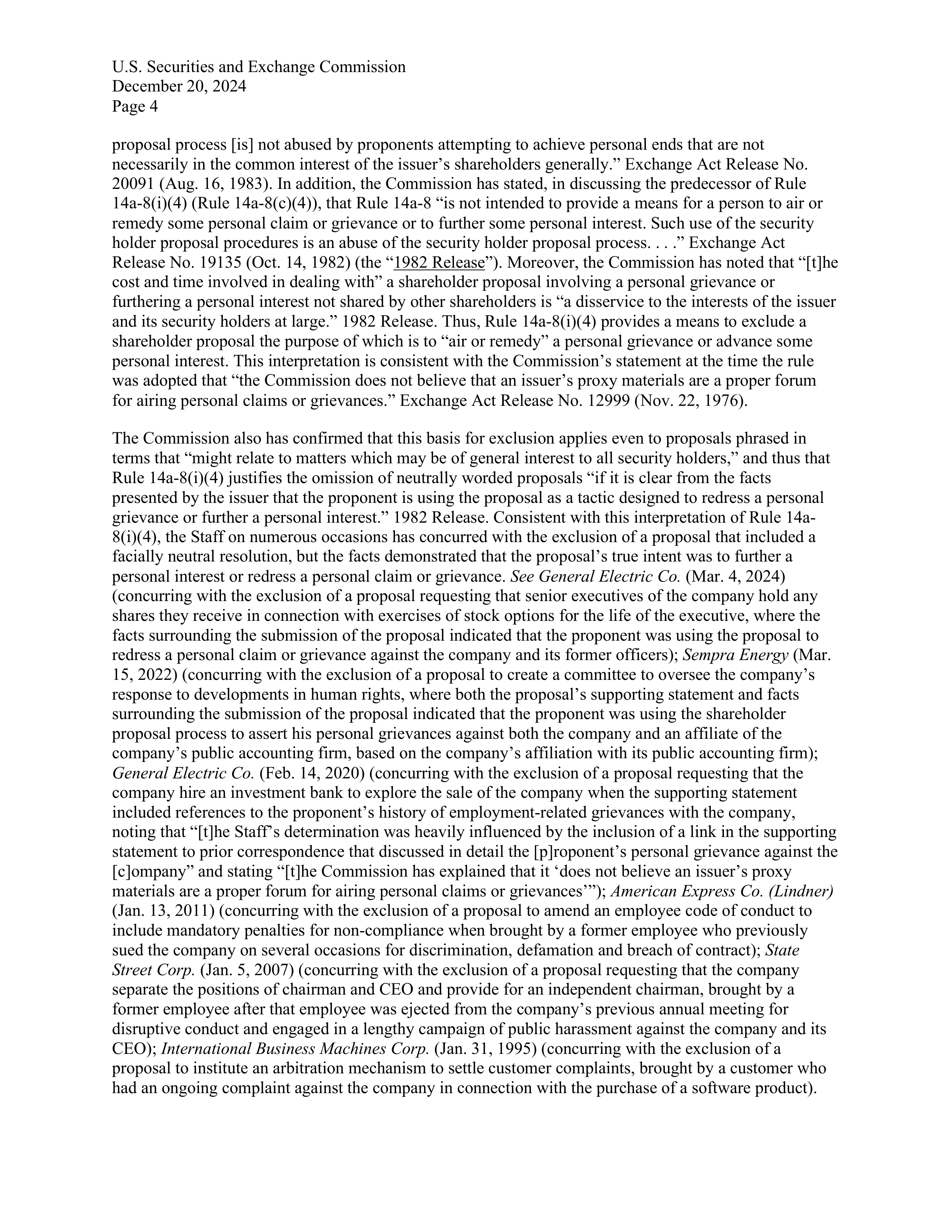 HCA Healthcare Proposal  — page 5