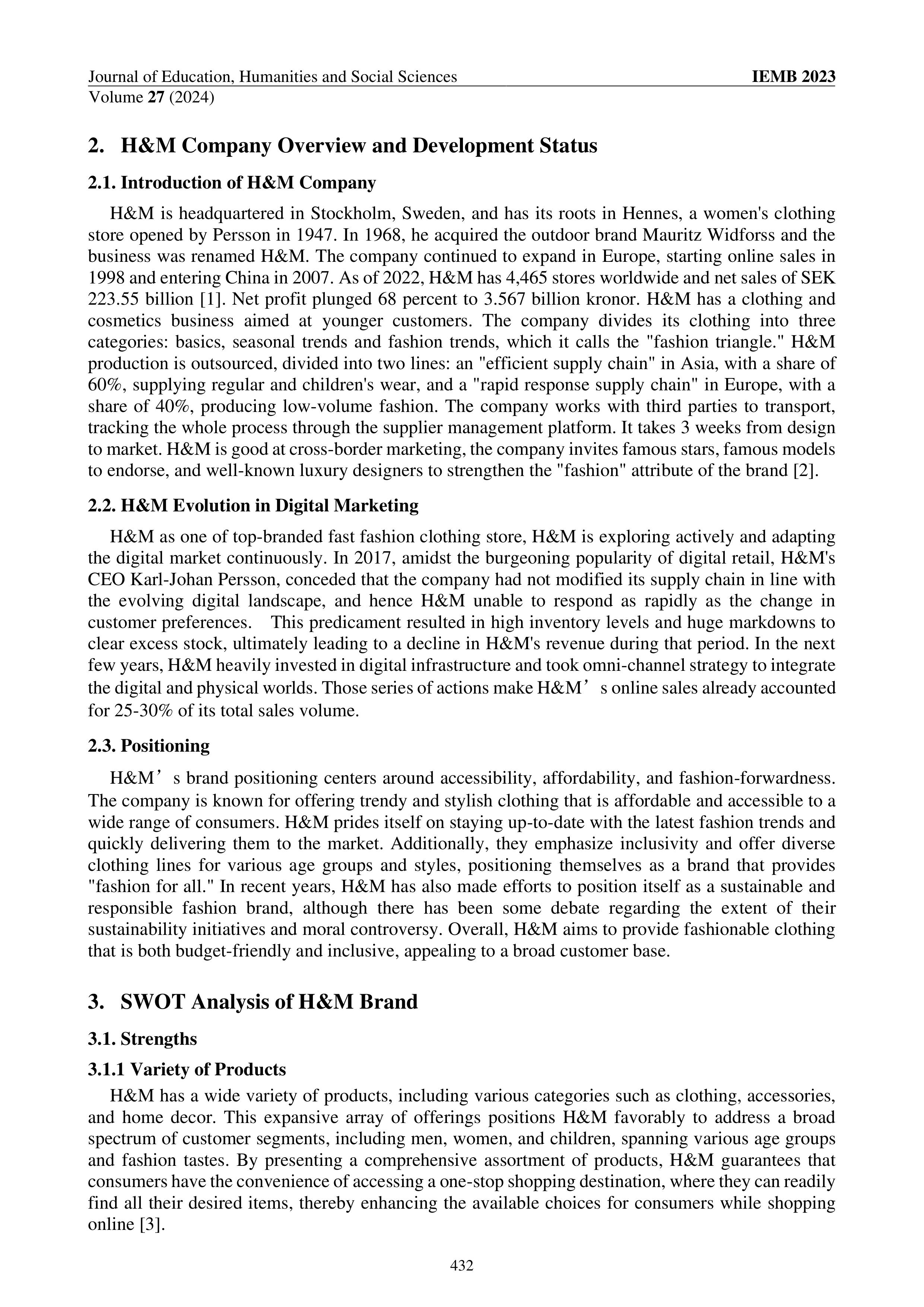 H&M Marketing Strategy — page 2